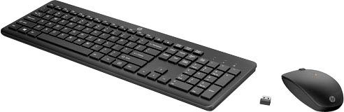 [Zu einem schockierenden Preis erhältlich!] HP 230 WL Mouse+KB und Tastatur- Combo Maus-Set schwarz