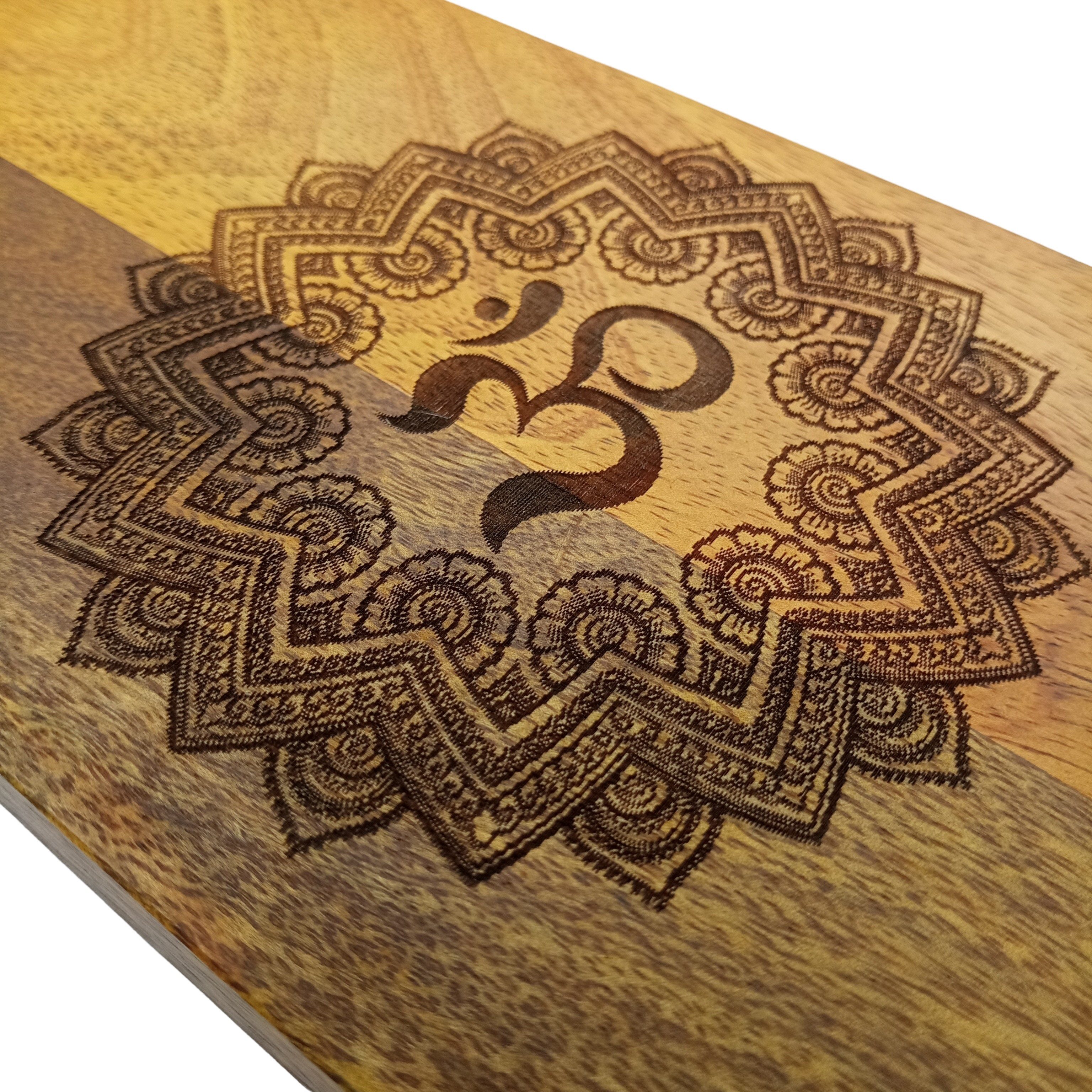 SattesGrün Yogablock Sadhu Board – handgefertigtes Nagelbrett in 4 Intensitäten, (8mm, 10mm, 12mm und 15mm), aus Mangoholz, für Yoga, Meditation & Entspannung