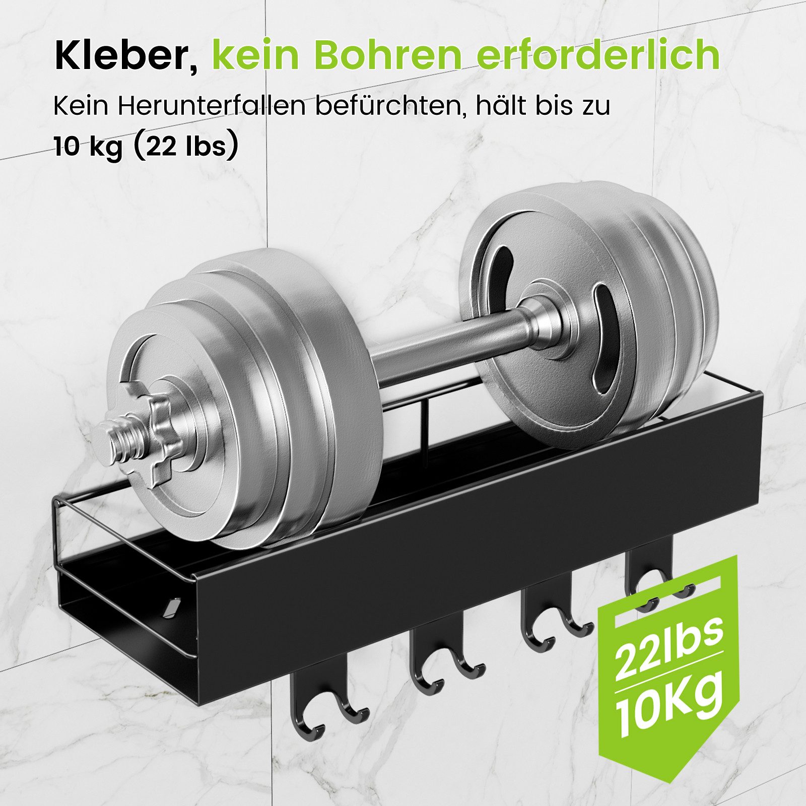 Elegear Duschablage Duschkorb Edelstahl, Duschablage ohne günstig online kaufen