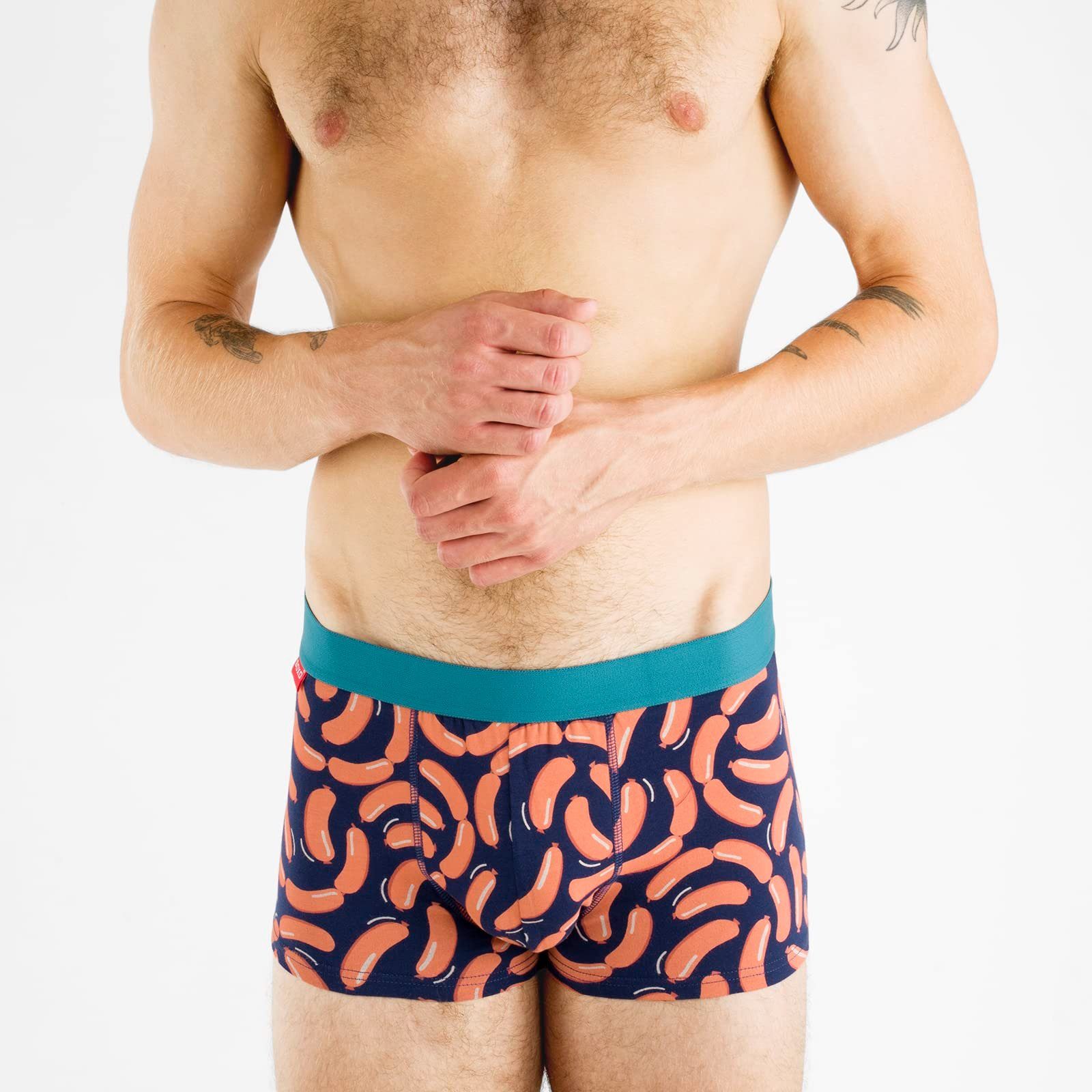 Soxo Boxer Lustige Herren (Würstchen) Männer Geschenke Unterhosen Für 3 Größen