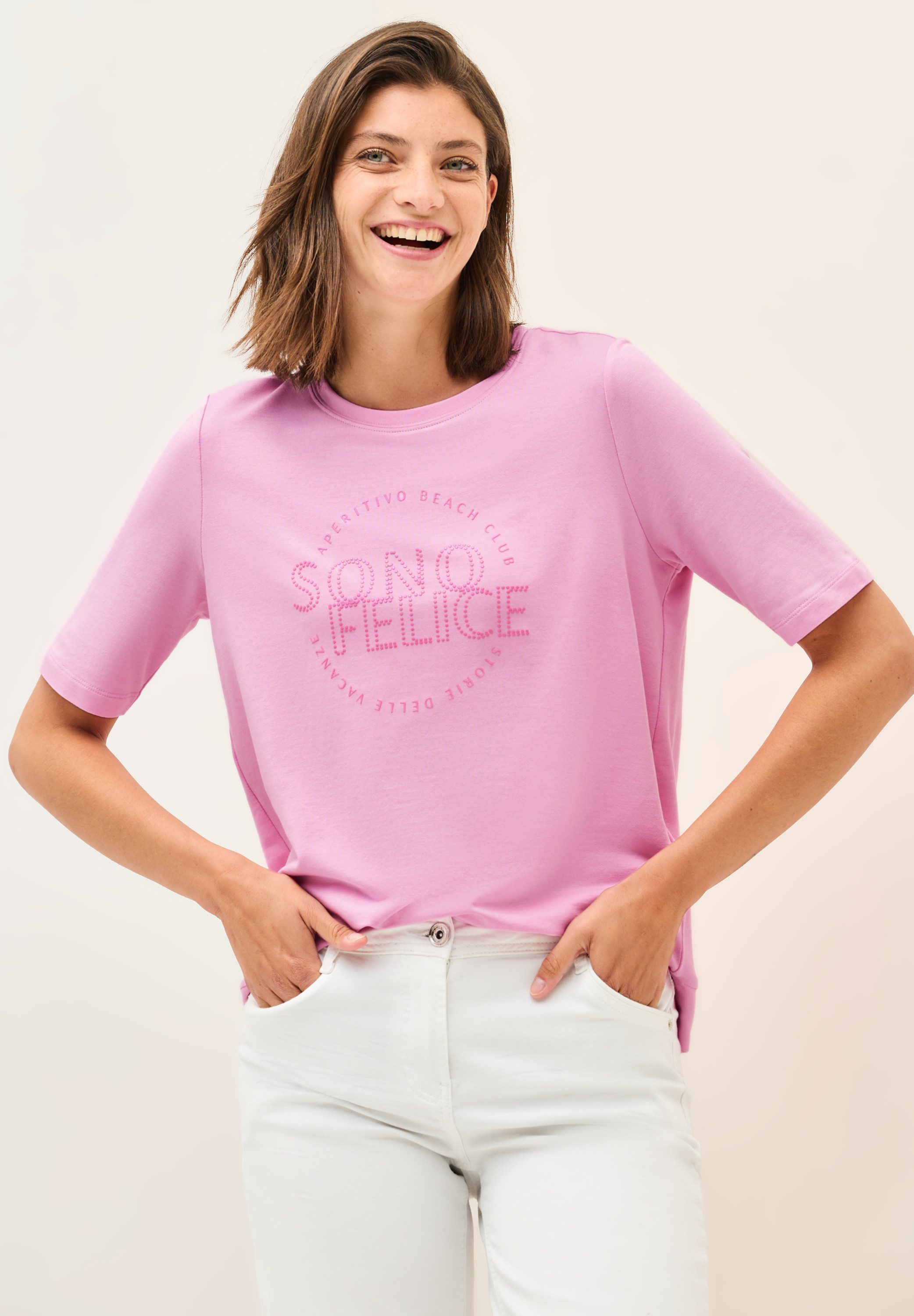 Cecil Print-Shirt, mit Rundhalsausschnitt günstig online kaufen