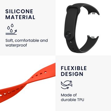 kwmobile Uhrenarmband 2x Sportarmband für Xiaomi Mi Band 8, Armband TPU Silikon Set Fitnesstracker