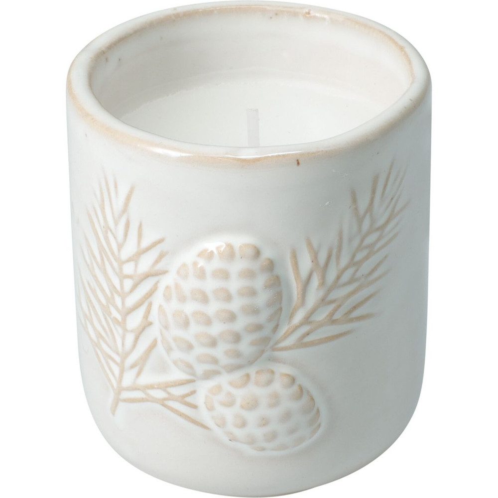 Koopmann Windlicht Kerze im Keramiktopf - Höhe ca. 7,5 cm - 1 Stück günstig online kaufen