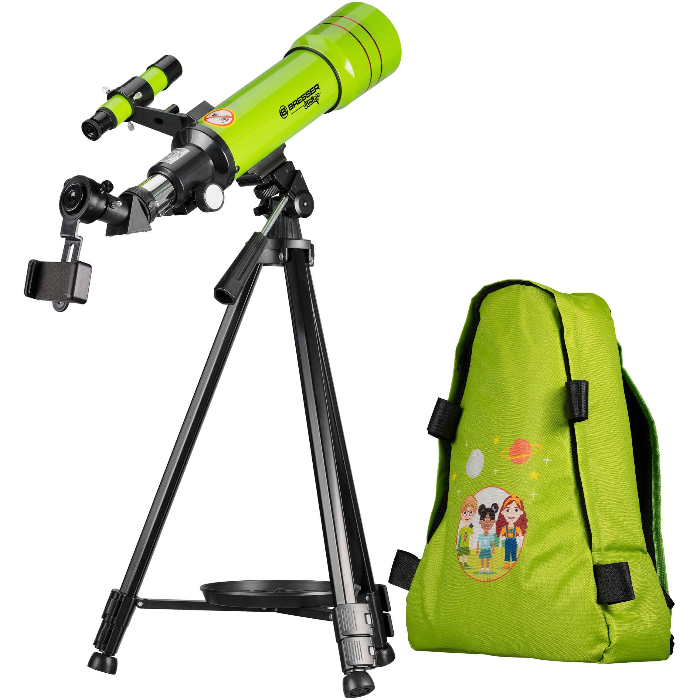 BRESSER junior Linsenteleskop BRESSER JUNIOR Linsenteleskop 70/400 mit Rucksack