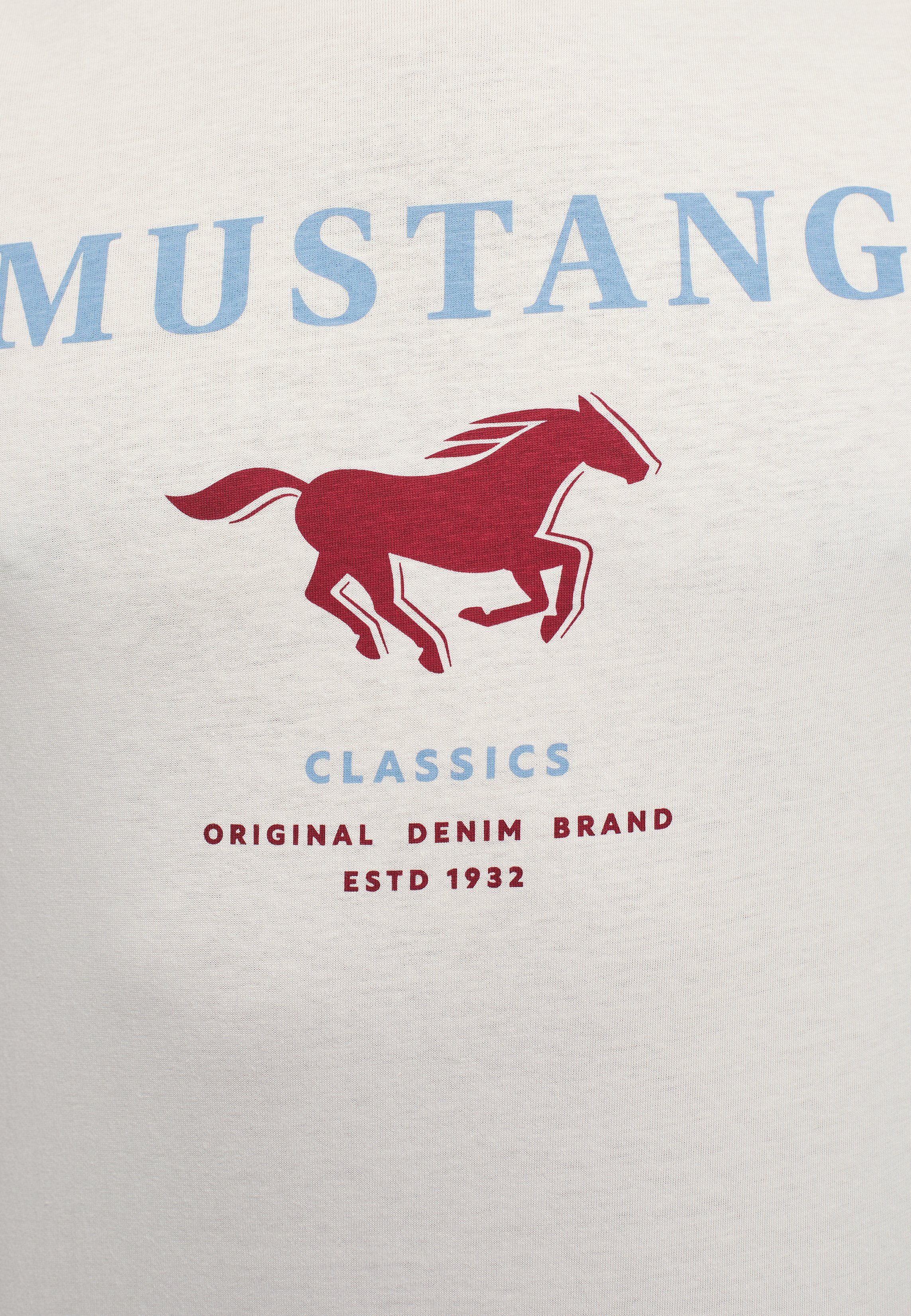 weiß Print Alex Style MUSTANG C T-Shirt