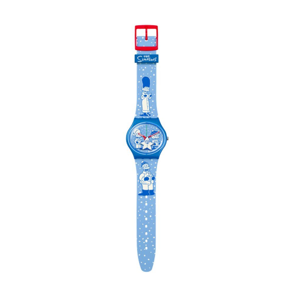 Swatch Luxusuhr Die Simpsons Freudenbotschaft SO28Z126