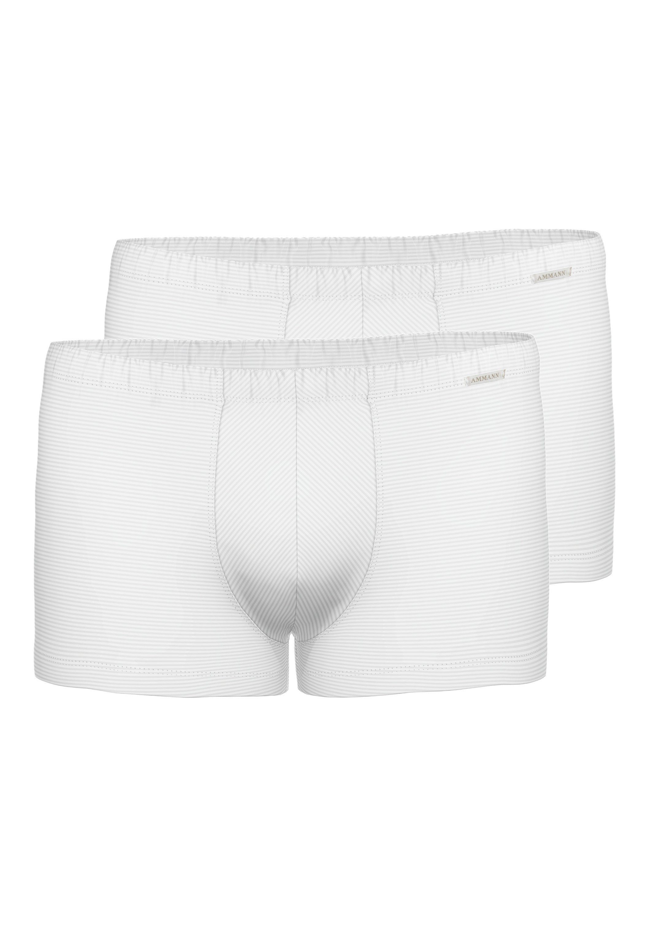 Ammann Retro Boxer 2er Pack Cotton & More (Spar-Set, 2-St) Retro Short / Pant - Ohne Eingriff - Klassische Schnittform