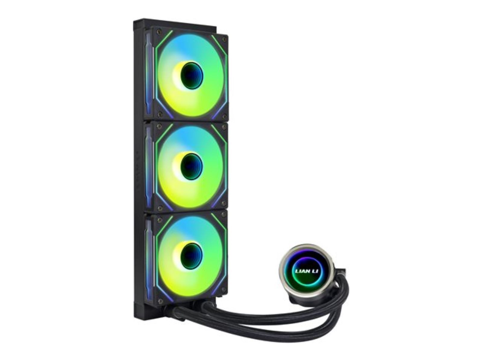 Lian Li Wasserkühlung Galahad II Trinity SL-INF -AM4, LGA1200, LGA1700, AM5, LGA115x Socket, ARGB, Daisy-Chain Design, ARGB-Pumpenkopf, kompatibel mit L-Connect 3