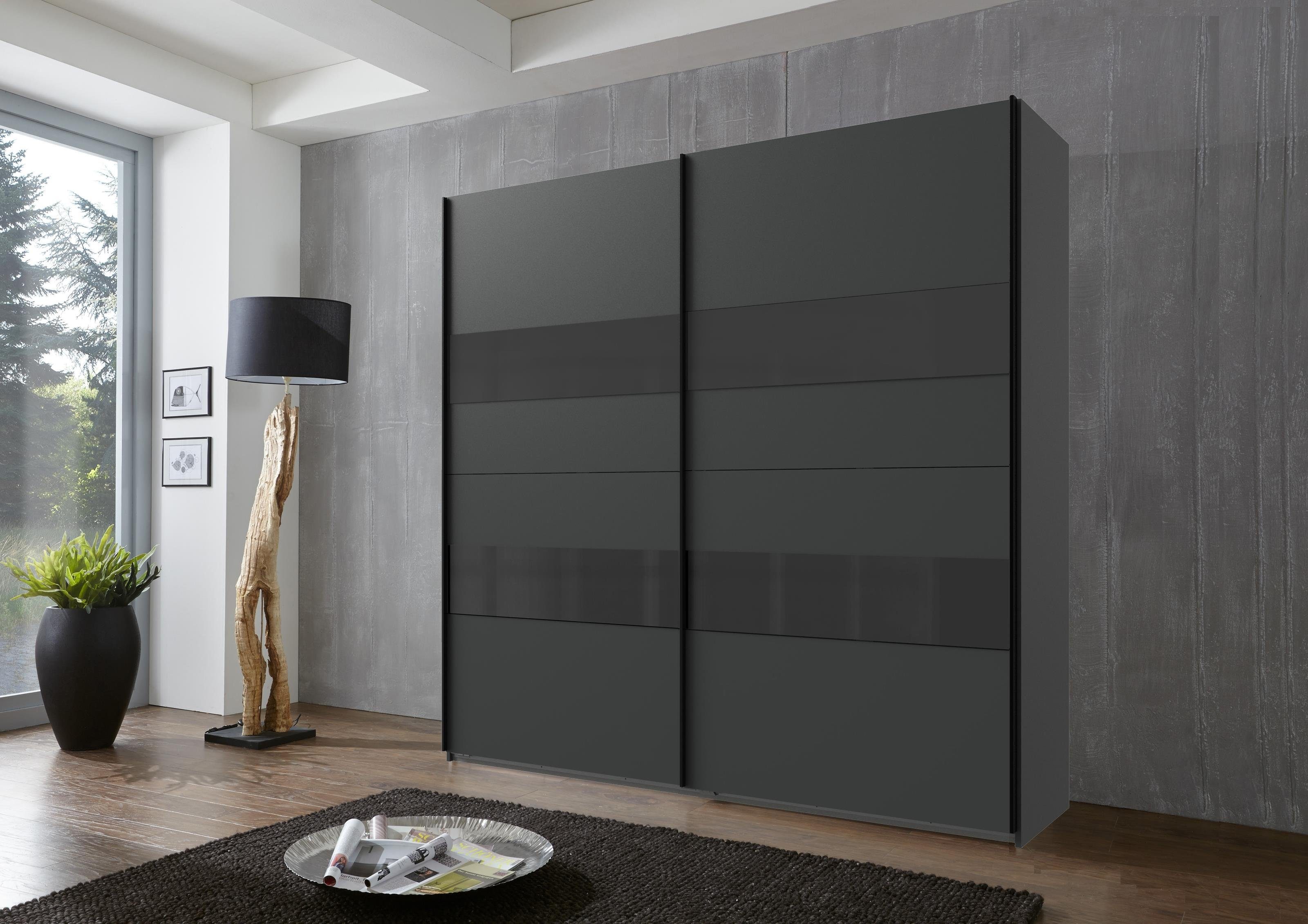 Wimex Schwebetürenschrank "Altona", mit Glaselementen und zusätzlichen Einl günstig online kaufen