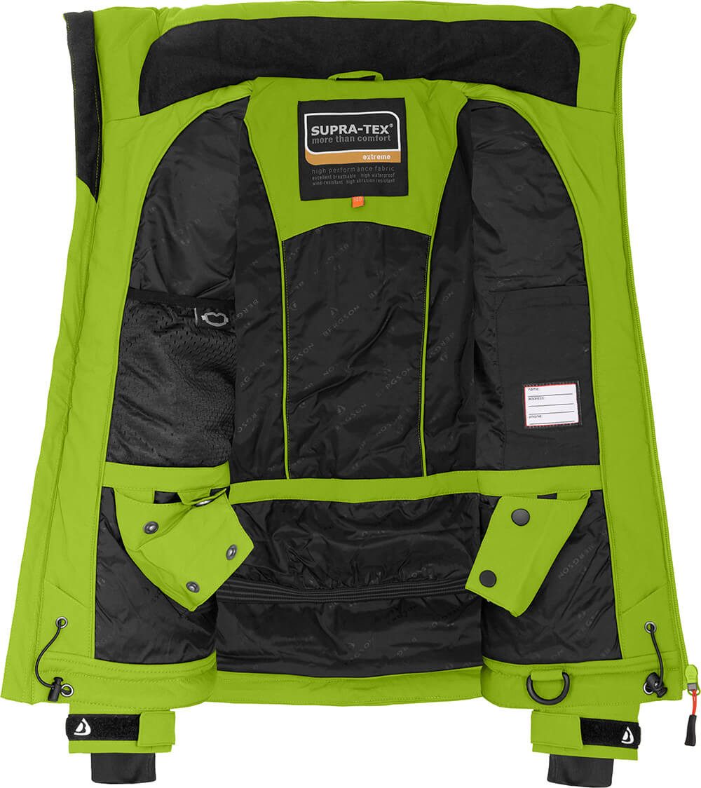 Bergson Winterjacke LUPO Kinder Skijacke, ultimativer Schutz und Komfort für junge Abenteurer!