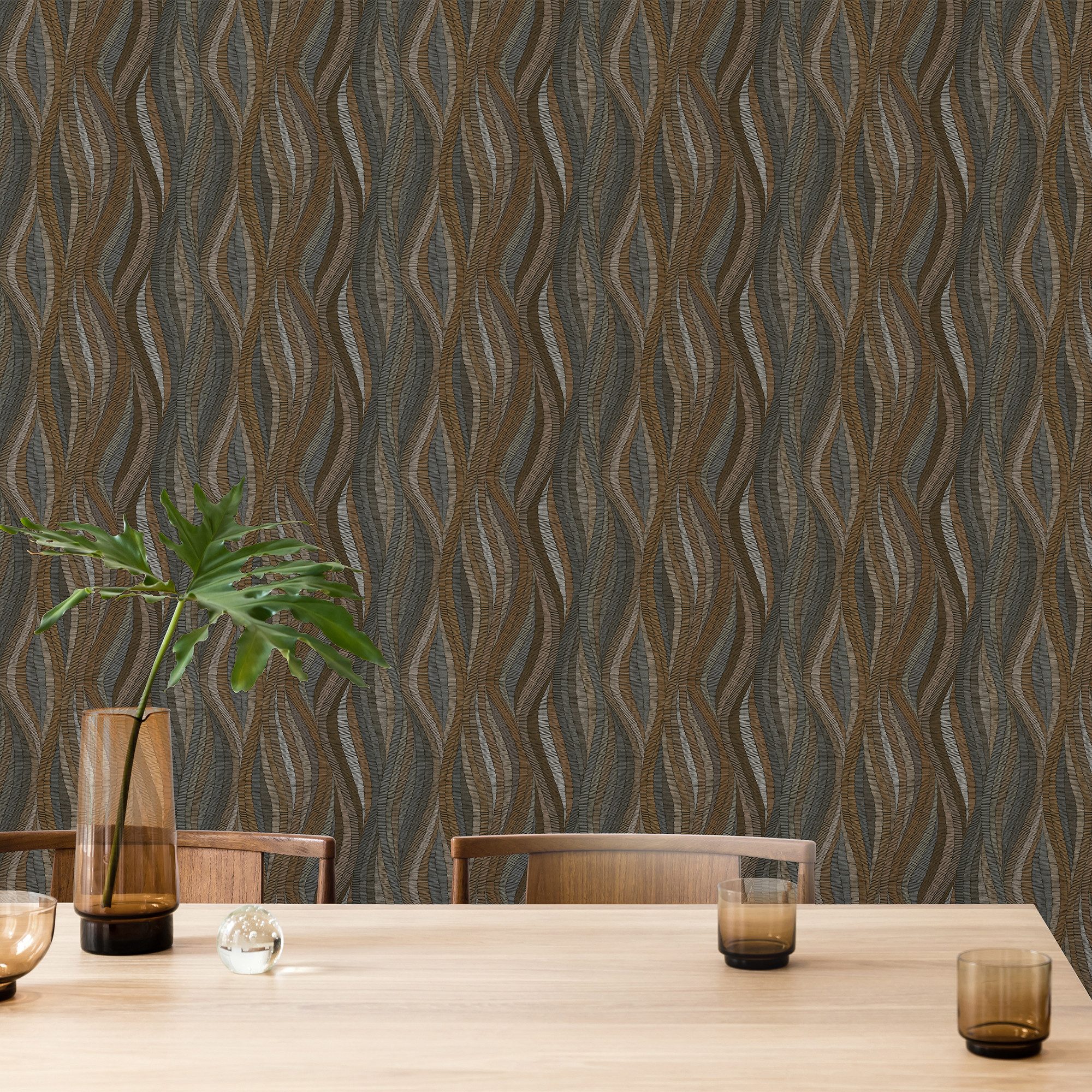 Sublime Vliestapete AZIZA, geprägt, organisch, (1 St), Design Tapeten