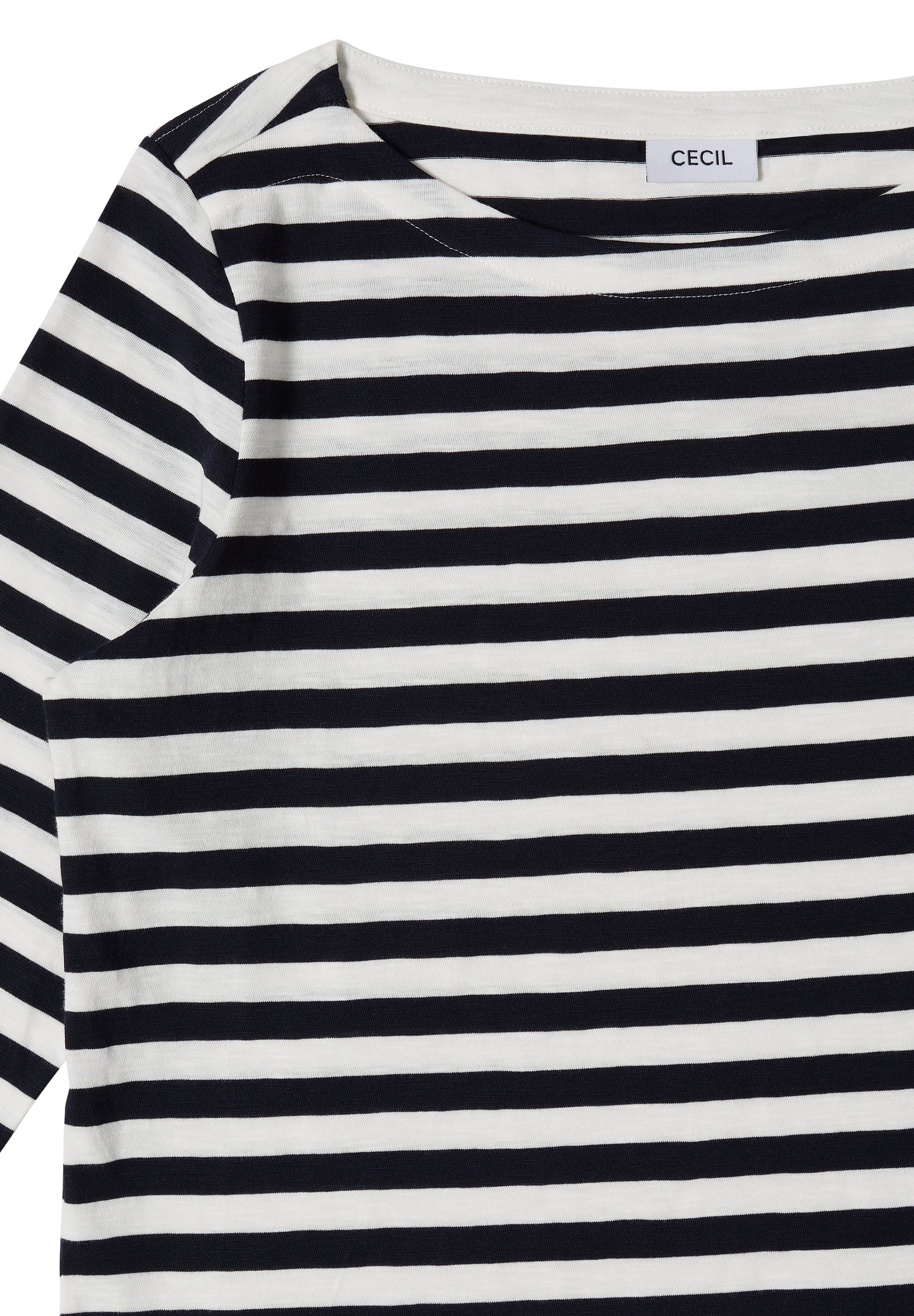 CECIL 3/4-Arm-Shirt aus reiner Baumwolle – Bild 5 von 5
