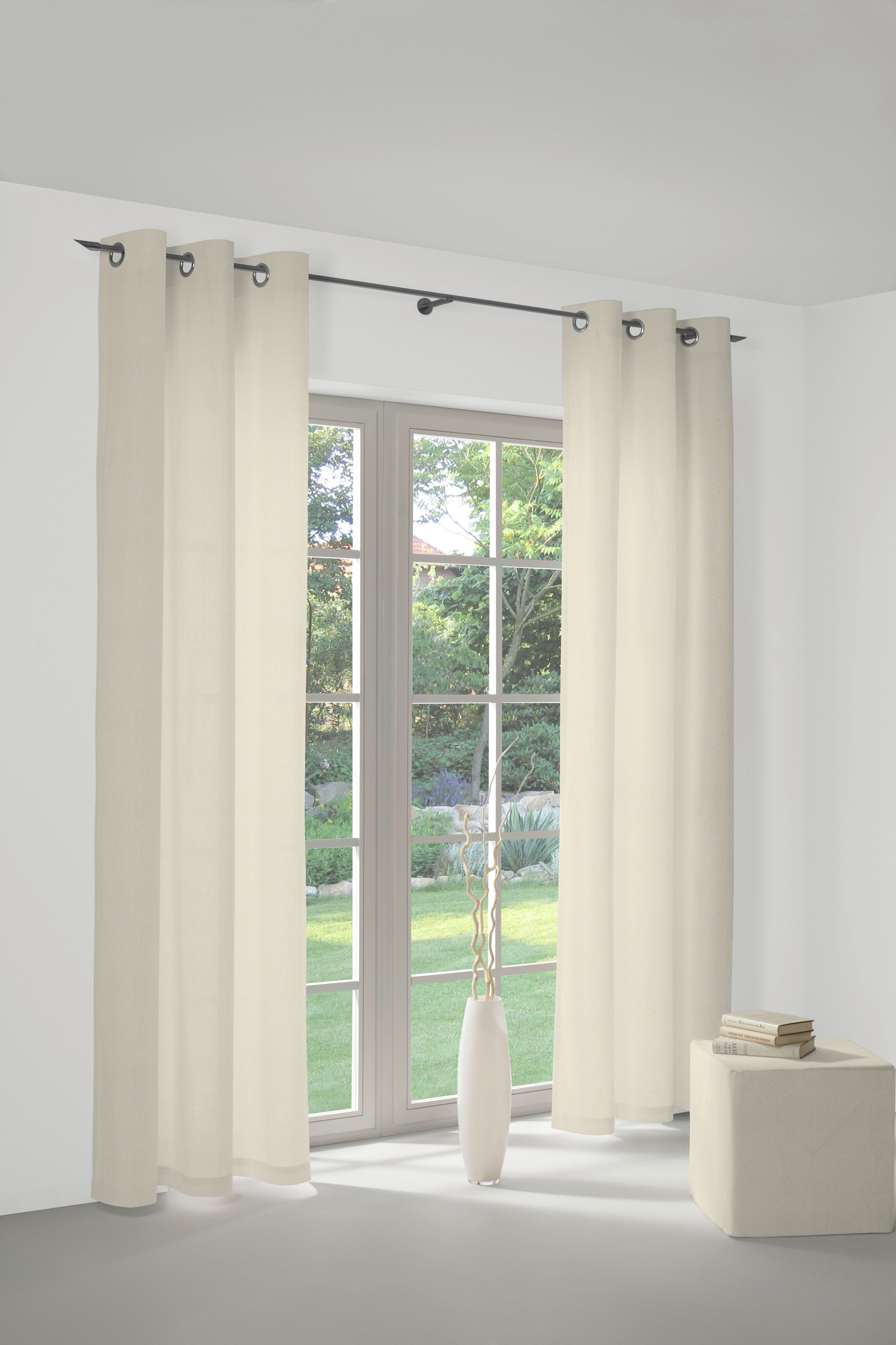 Wirth Vorhang NEUFAHRN (1 St), Ösen, blickdicht, Jacquard