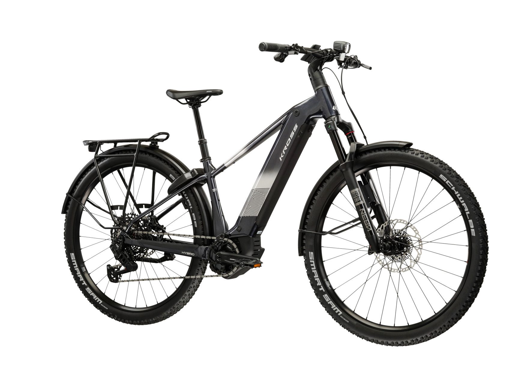 Kross E-Bike ATB Influx Hybrid 6.0 21,3Ah / 800 Wh 29 Zoll schwarz 12 Gänge 2026, 12 Gang SRAM S1000 EAGLE AXS Schaltwerk, Kettenschaltung, Mittelmotor, 800 Wh