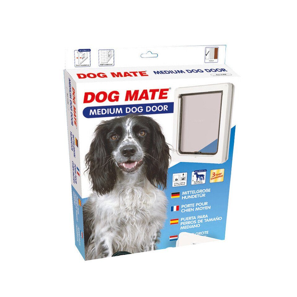 Hundeklappe Hundetür 215 W weiß