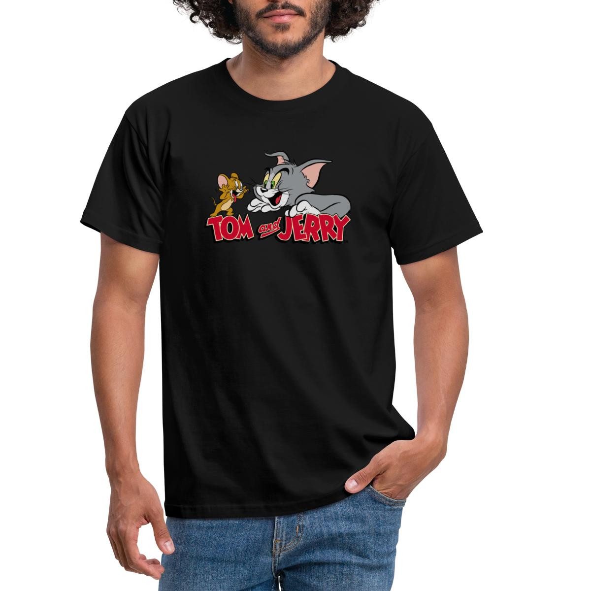 Spreadshirt T-Shirt Tom Und Jerry Fang Mich Doch Männer T-Shirt (1-tlg)