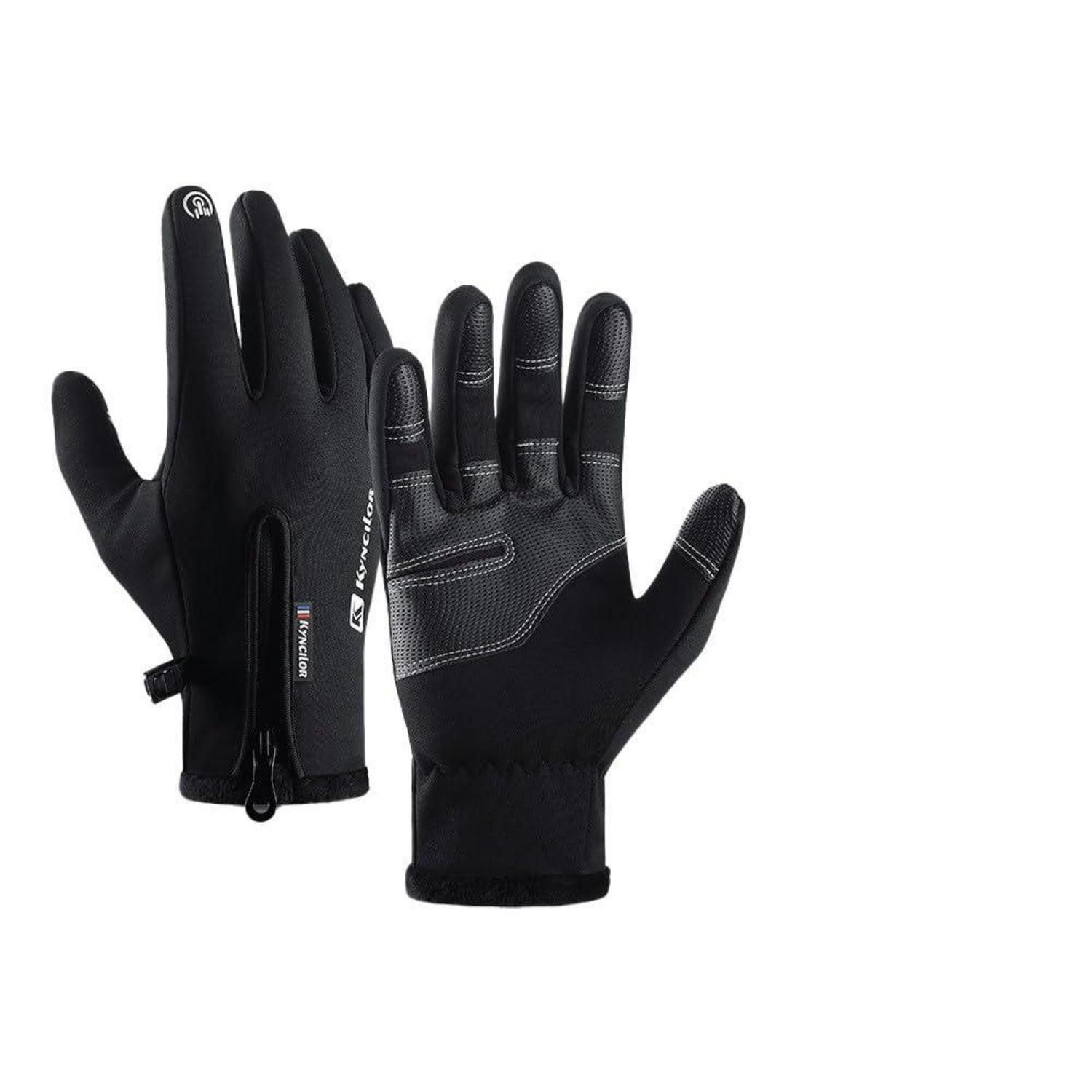 LuxusKollektion Thermohandschuhe Winter Thermo Handschuhe Touchscreen S Schwarz (1-St)