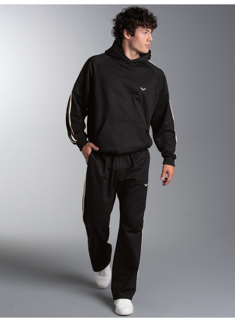 Trigema Freizeitanzug TRIGEMA Jogginganzug mit Seitenstreifen (1-tlg)