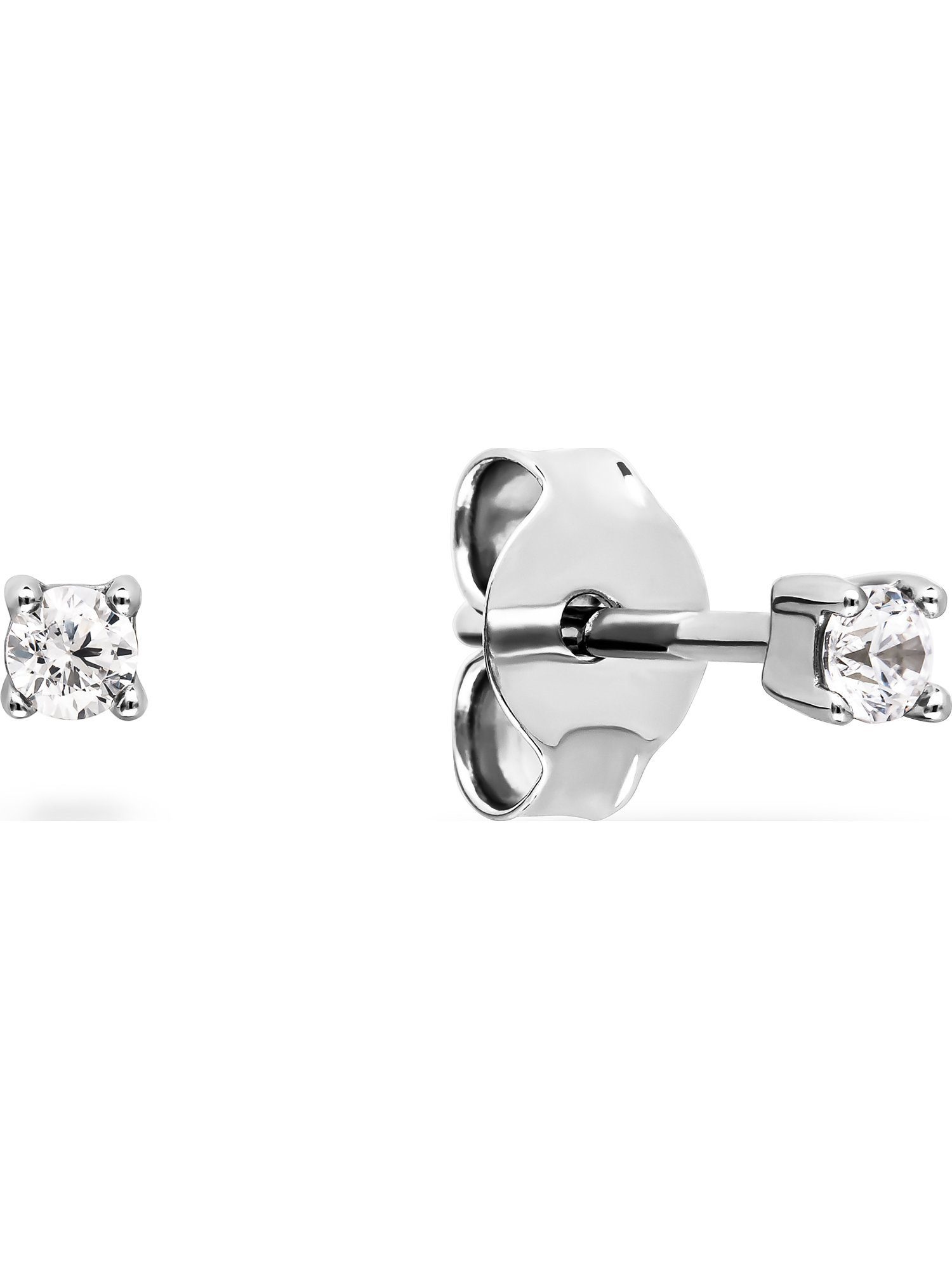 FAVS Paar Серьги-гвоздики FAVS Damen-Ohrstecker 925er Silber 2 Zirkonia