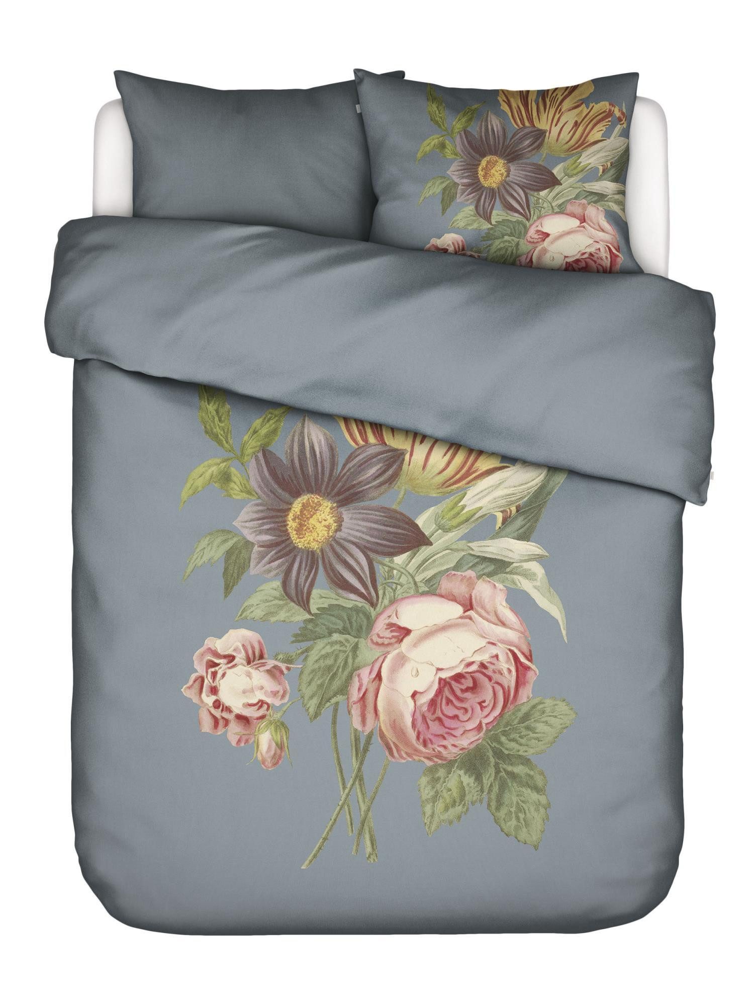 Essenza Bettwäsche Madia, Satin, 3 teilig, mit floralem Muster günstig online kaufen