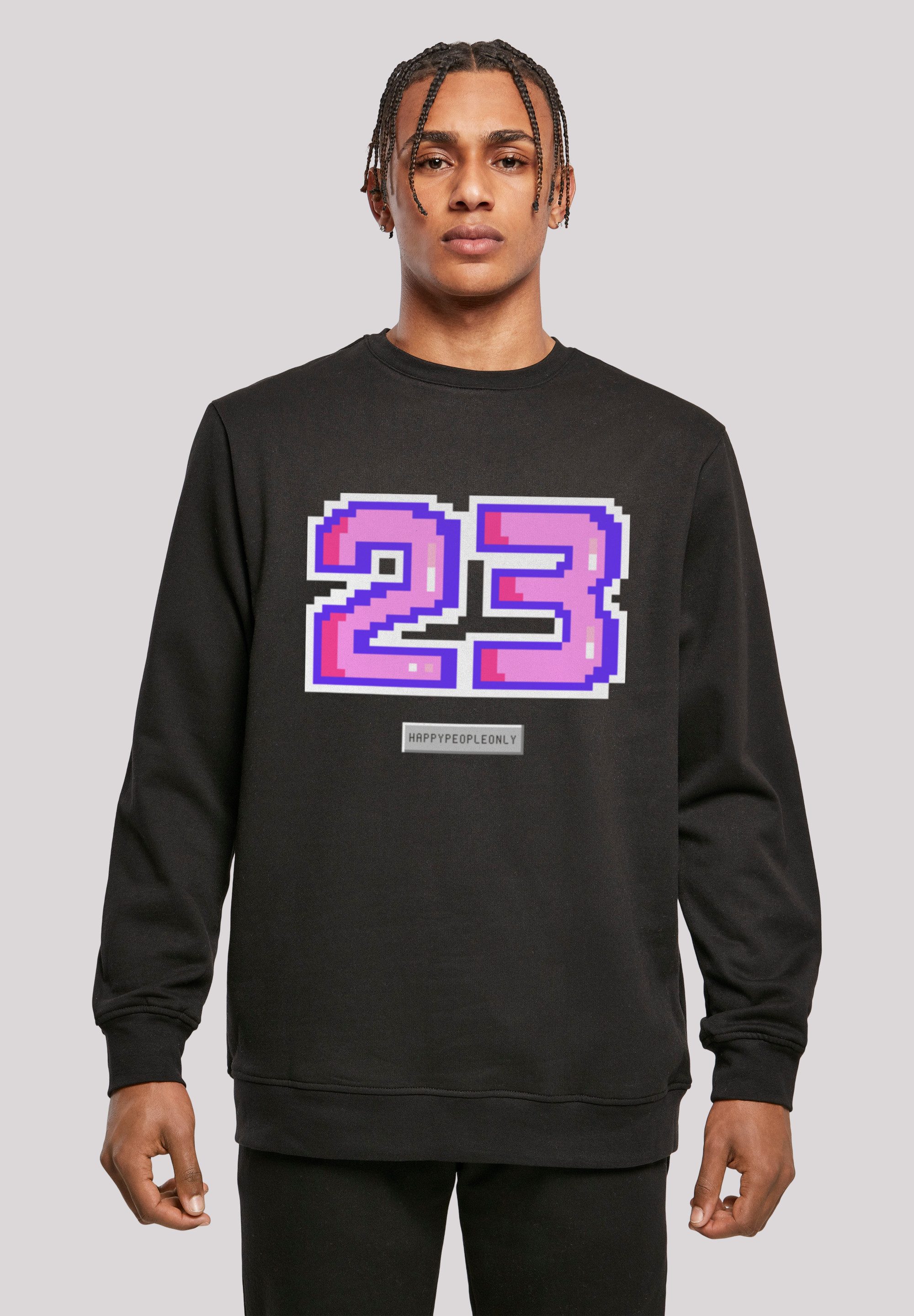 F4NT4STIC Kapuzenpullover "Pixel 23 pink", Print günstig online kaufen