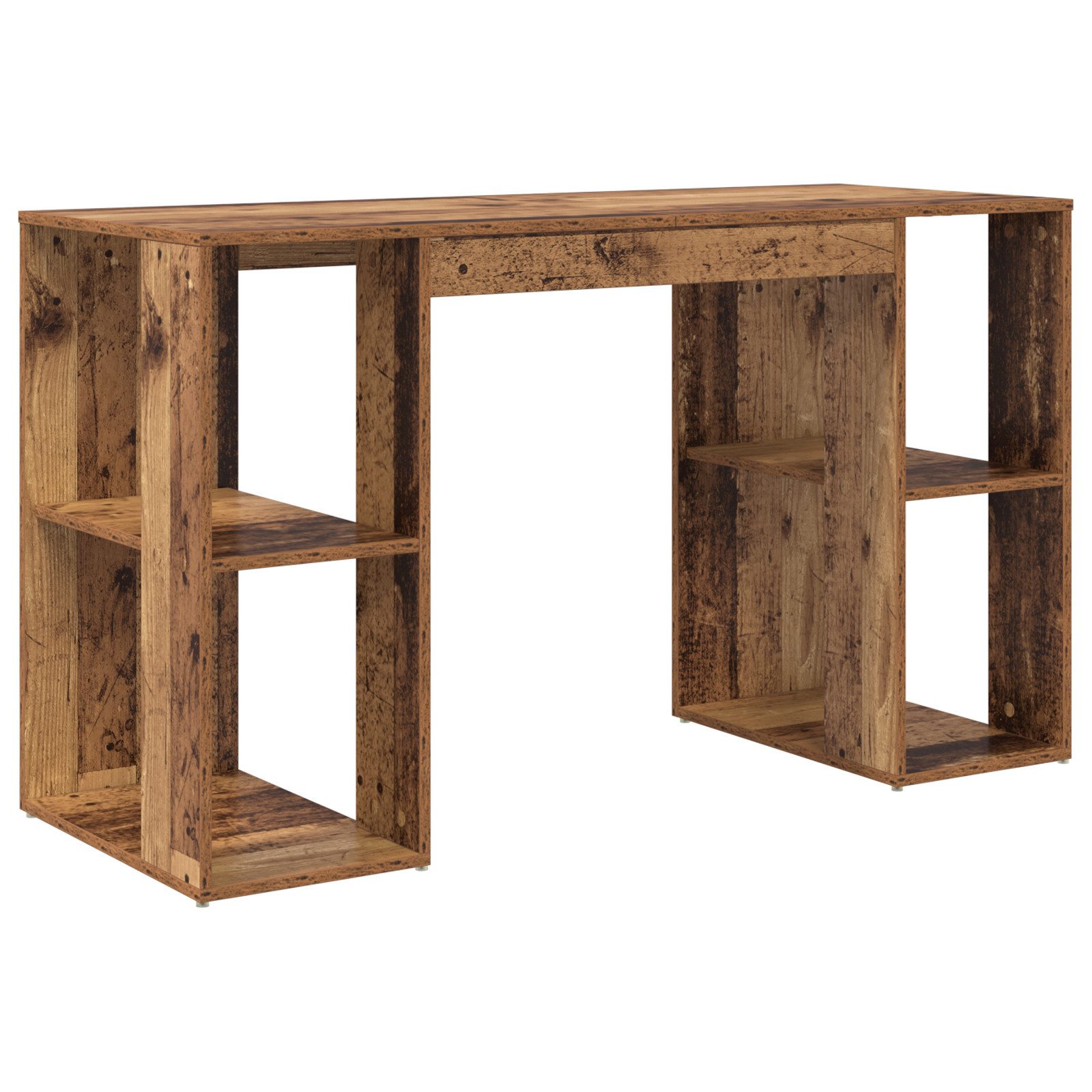 vidaXL Schreibtisch Brauner Schreibtisch Altes Holz günstig online kaufen