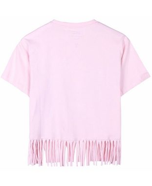Lilo & Stitch T-Shirt Mädchen Shirt mit Fransen aus Jersey Gr. 116 - 164 cm