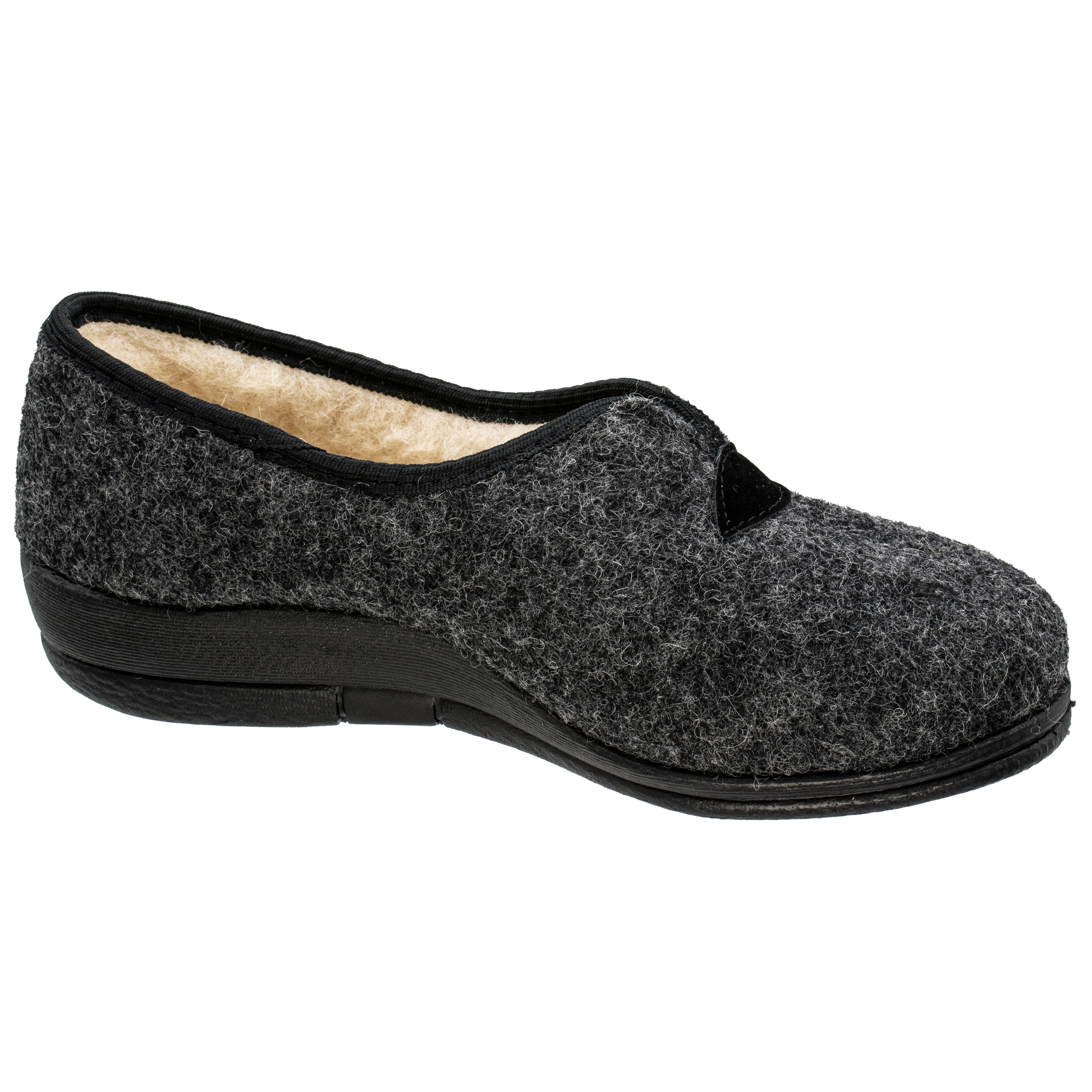 Fischer-Markenschuh Dora Hausschuh zum Schlupfen, Schurwollfutter, Wollfilz, wärmend – Bild 2 von 5