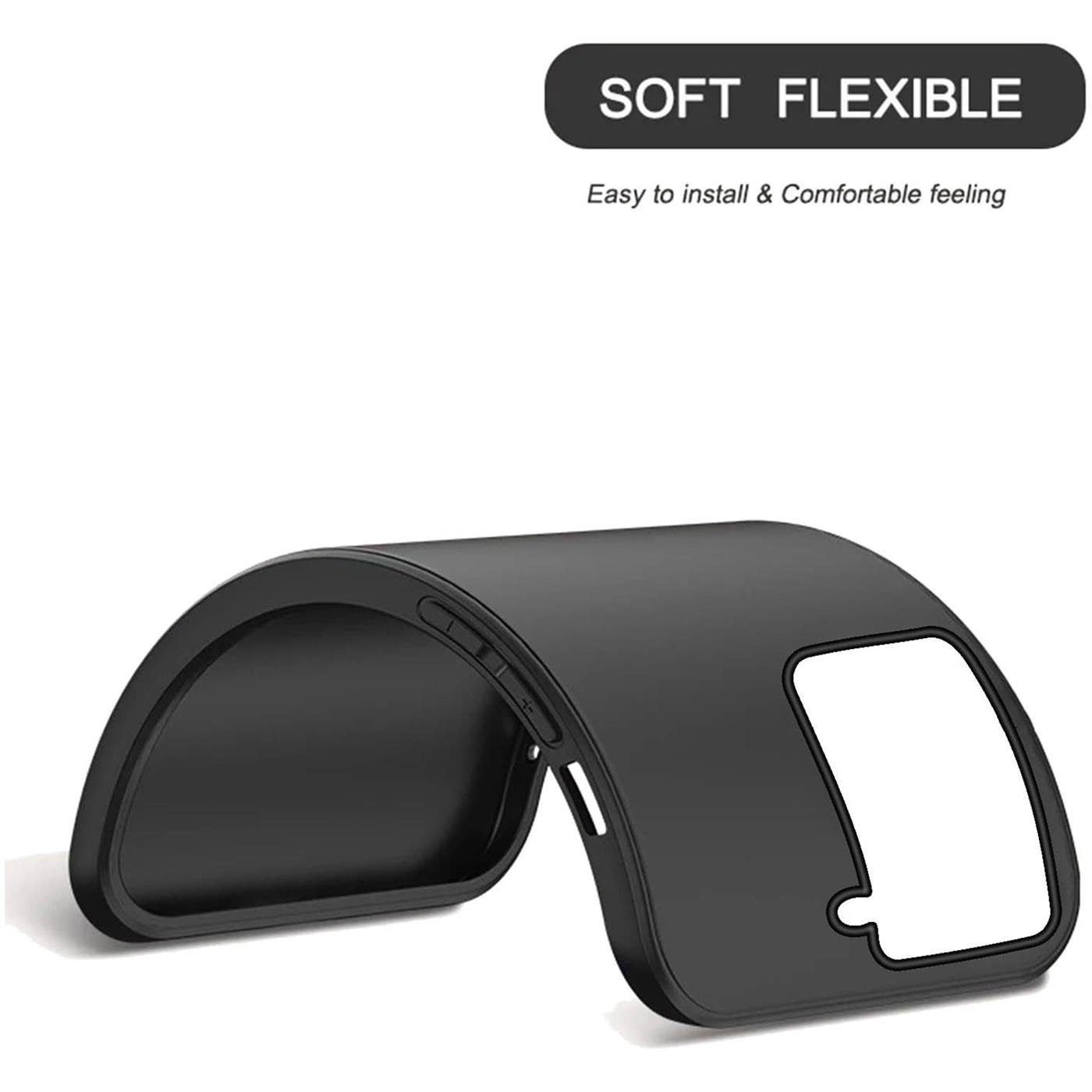 CoolGadget Handyhülle Black Series Handy Hülle für HTC U23 Pro 6,7 Zoll, Edle Silikon Schlicht Robust Schutzhülle für HTC U23 Pro Hülle