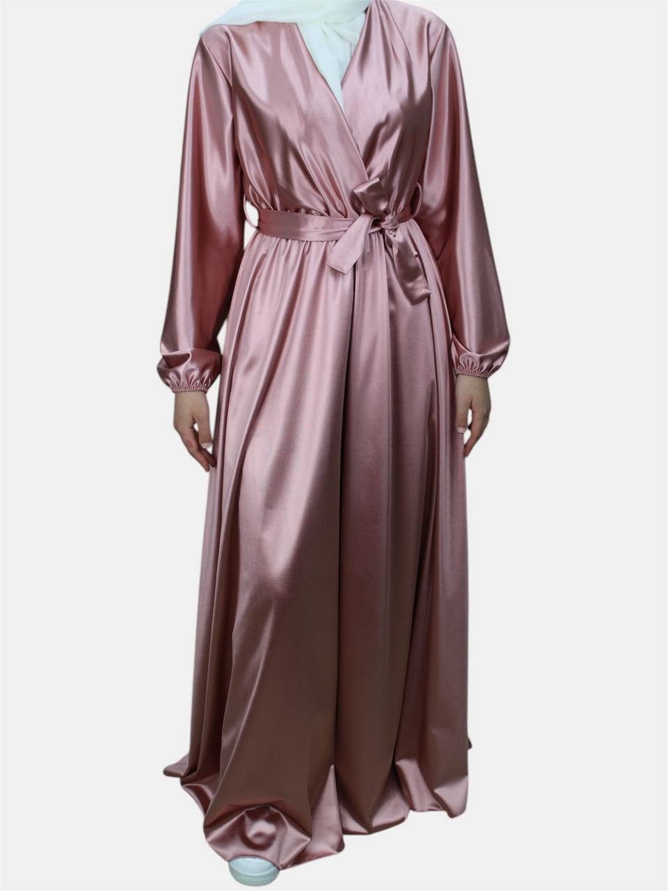 Aymasal Abendkleid langärmliges Maxikleid Damen Abaya günstig online kaufen