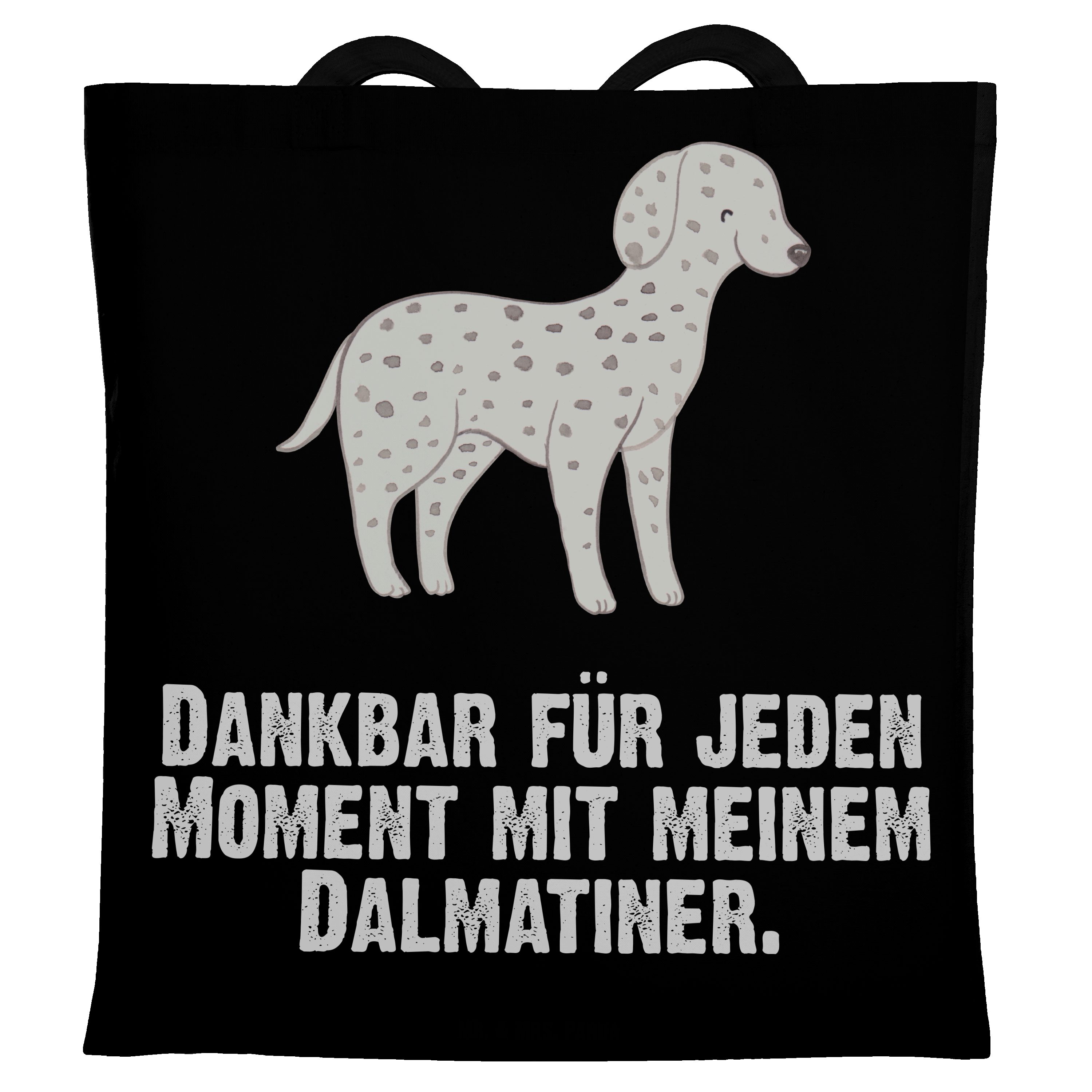 Dalmatiner Beutel, - (1-tlg) Geschenk, Rassehun & Tragetasche Moment Stoffbeutel, Mr. Schwarz Panda Mrs. -