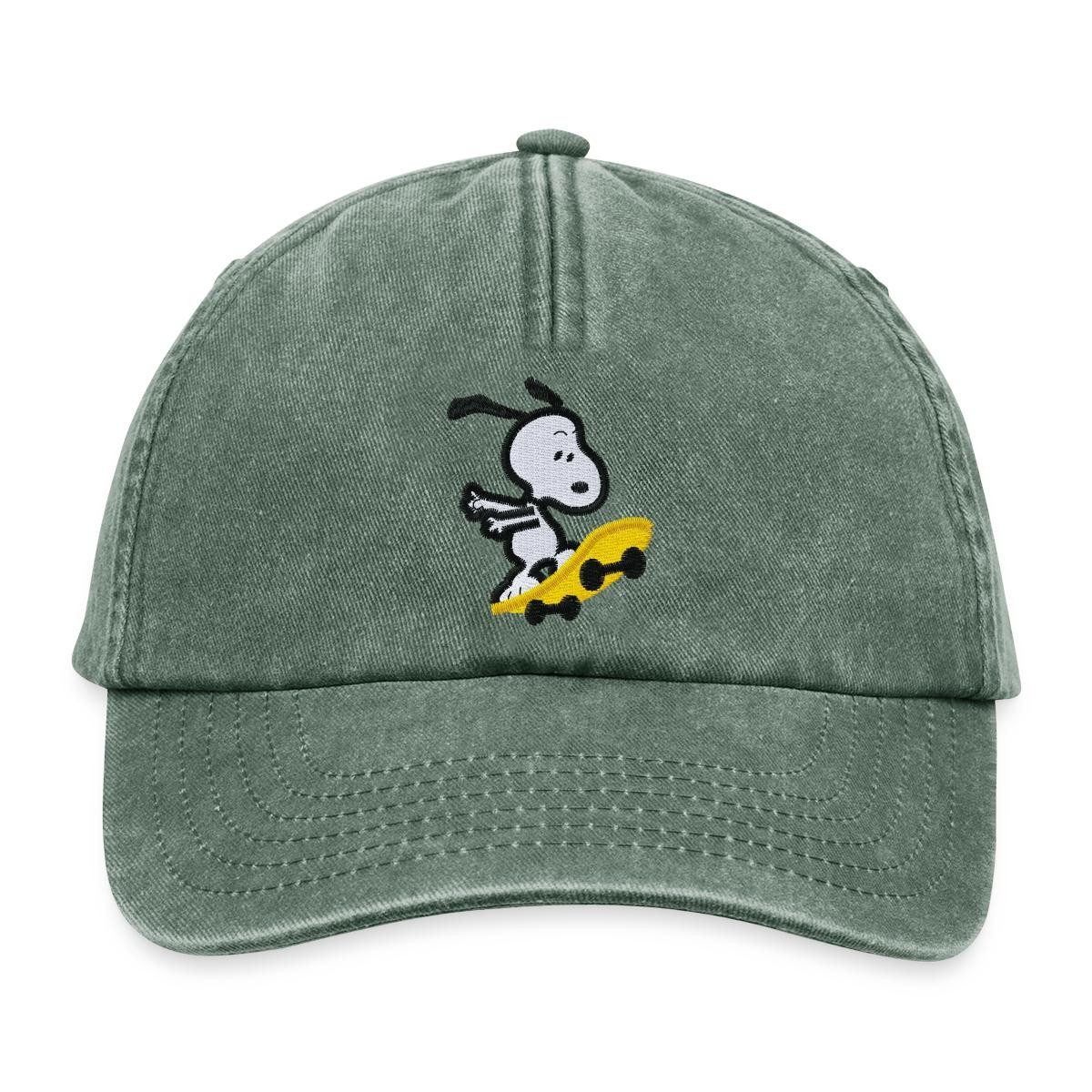 Baseball Cap Snoopy Skateboard Abenteuer Freude Vintage Cap