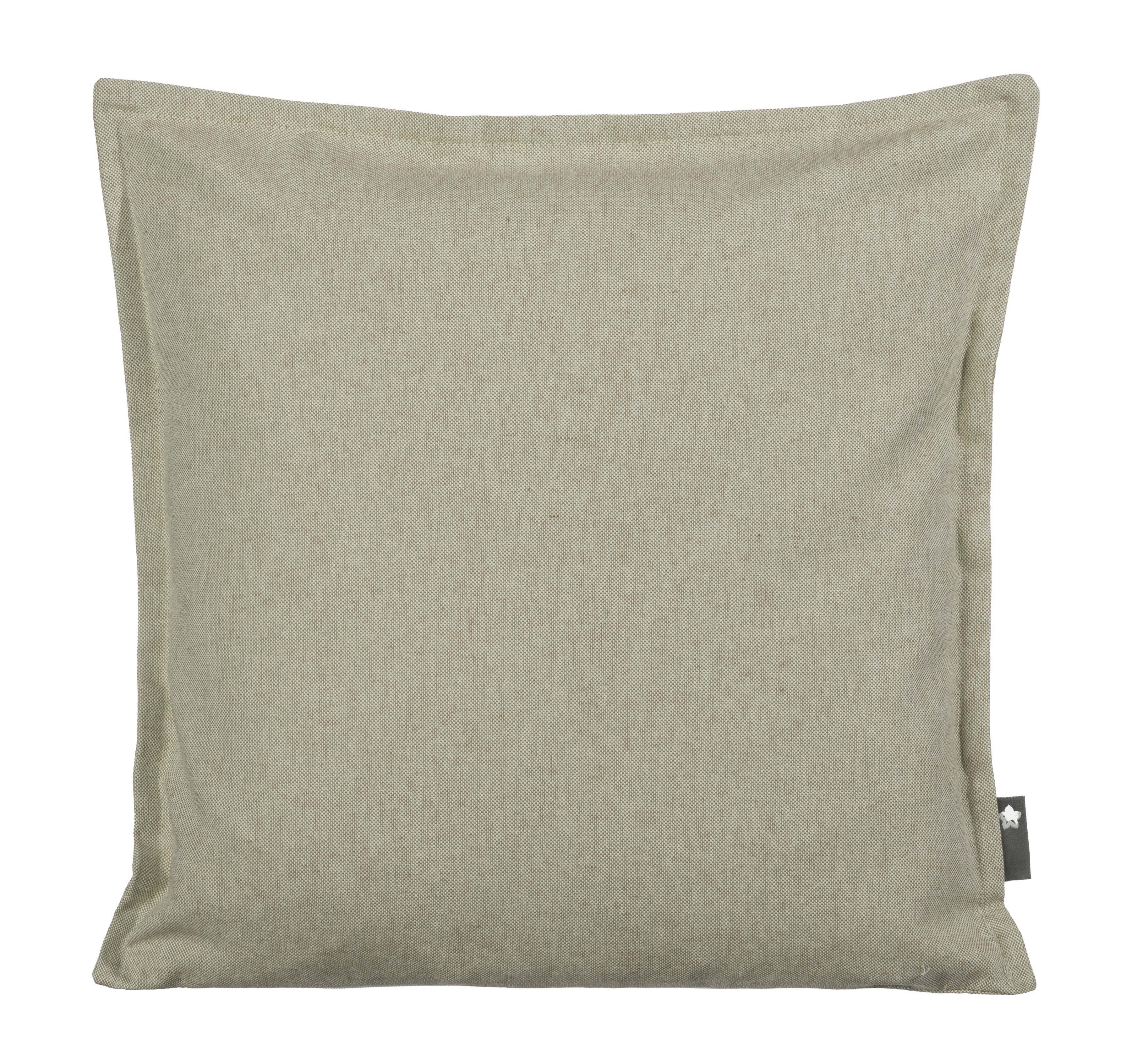 PICHLER Kissenhülle Melierte Baumwolle meliert Kissenhülle 2er Set 51 x 51 cm FARO Rechte, (2 Stück), Kissenbezug für Dekokissen Zierkissen Kissenhülle