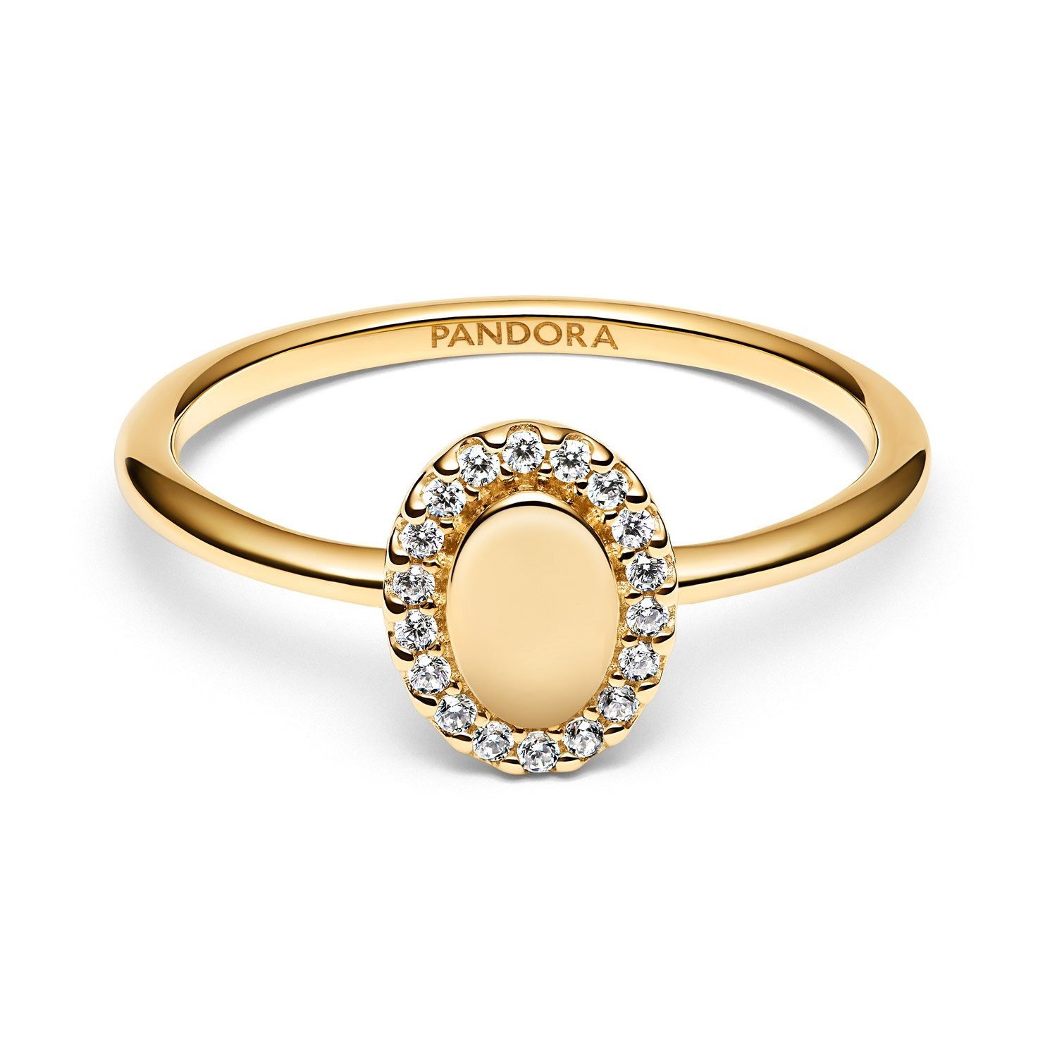 Pandora Fingerring DamenOval Goldfarben günstig online kaufen
