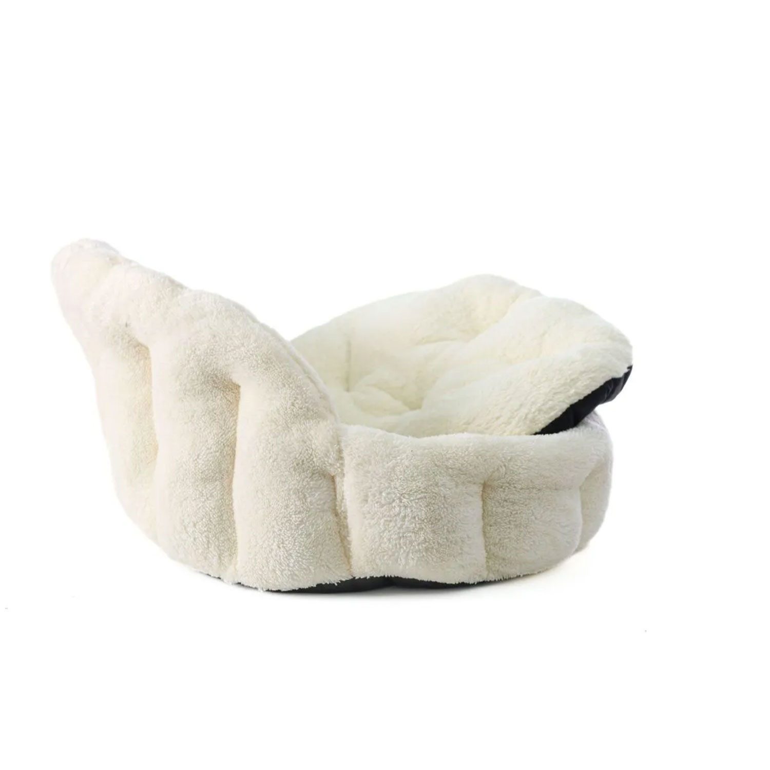 Jungengel Tierbett Katzen & Hunde Kuschelbett Haustierbett Katzenliege Hundeliege, 50 cm Ø, Extra Weich, Waschbar, Rutschfest, Ergonomisch – Bild 4 von 5
