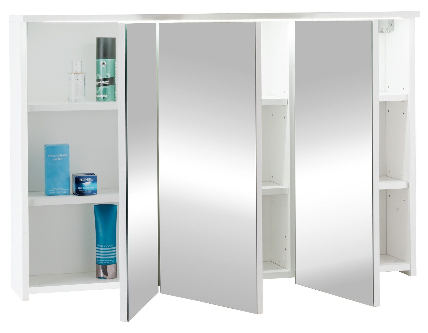 Badezimmerspiegelschrank TWO, B 100 cm, mit günstig online kaufen