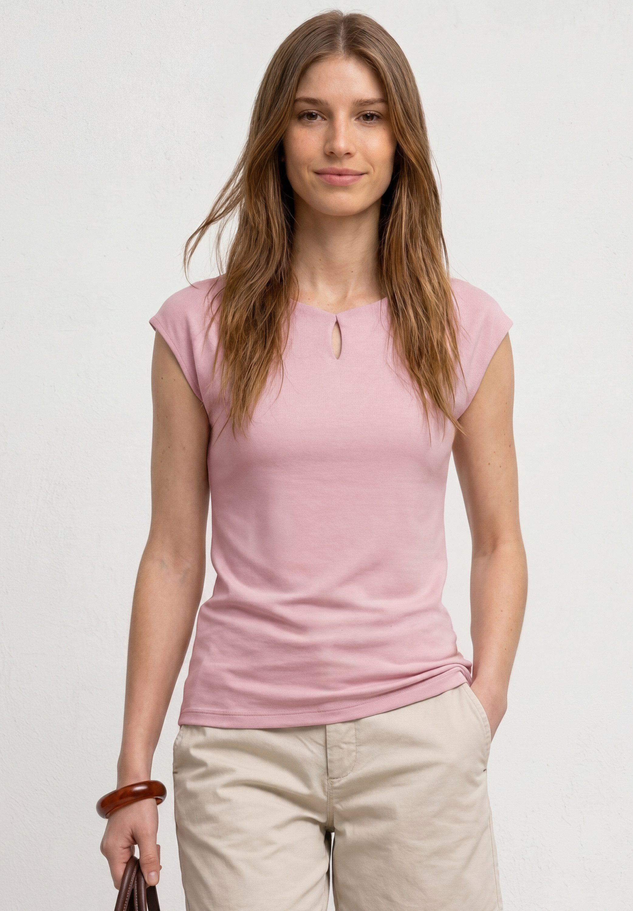 STREET ONE T-Shirt mit Cut-Out Detail