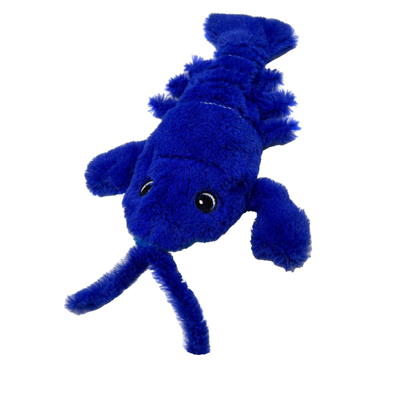 Tierkuscheltier Katzenspielzeug Lucky Lobster, Zappel-Hummer mit Katzenminze, blau