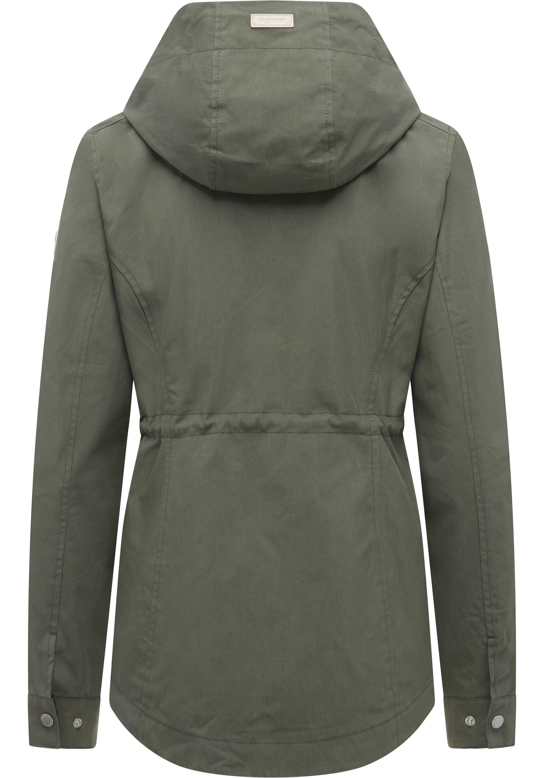 Ragwear Parka Dankira Leichte Übergangsjacke mit verstellbarer Kapuze – Bild 3 von 4