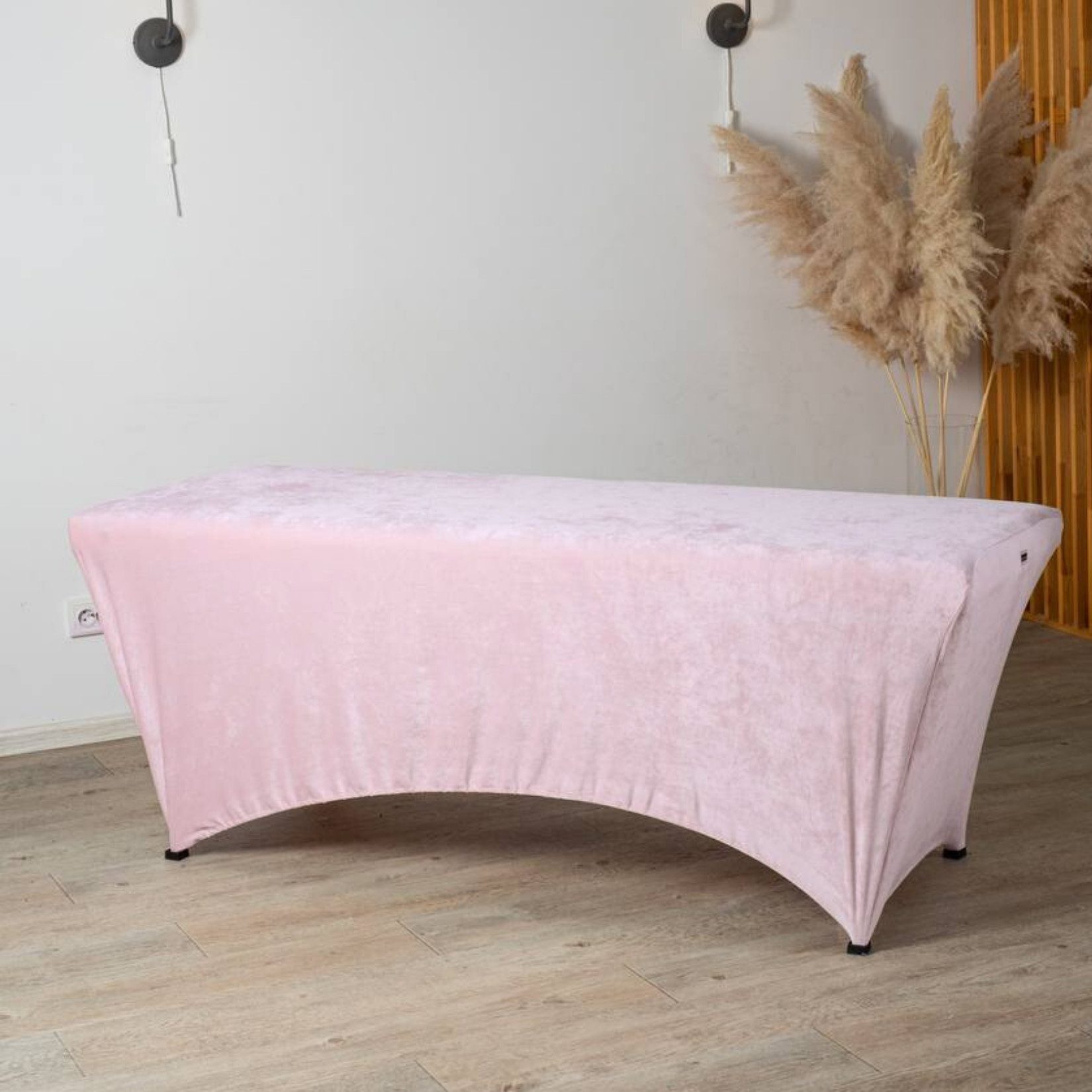 STM Company Massageliege Verlängerter Liegenbezug für Massagebett, Bezug, Spannbetttuch (für alle gängigen Kosmetikliegen, Massageliegen, Couches, aus Velour, ohne Matratze), 180x60 cm/ 190x70 cm