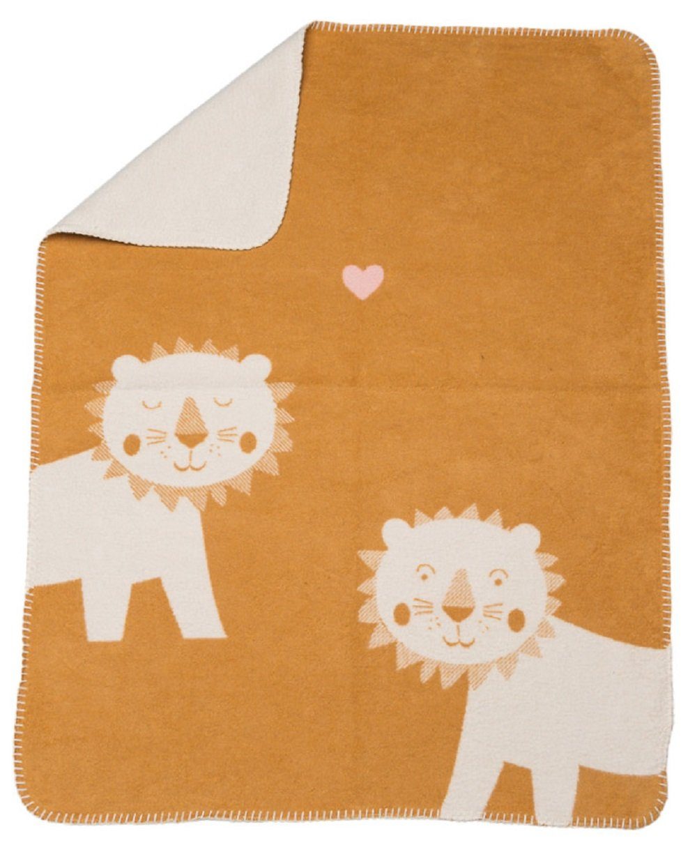 Babydecke Mila 'Löwen' 75 x 100 günstig online kaufen
