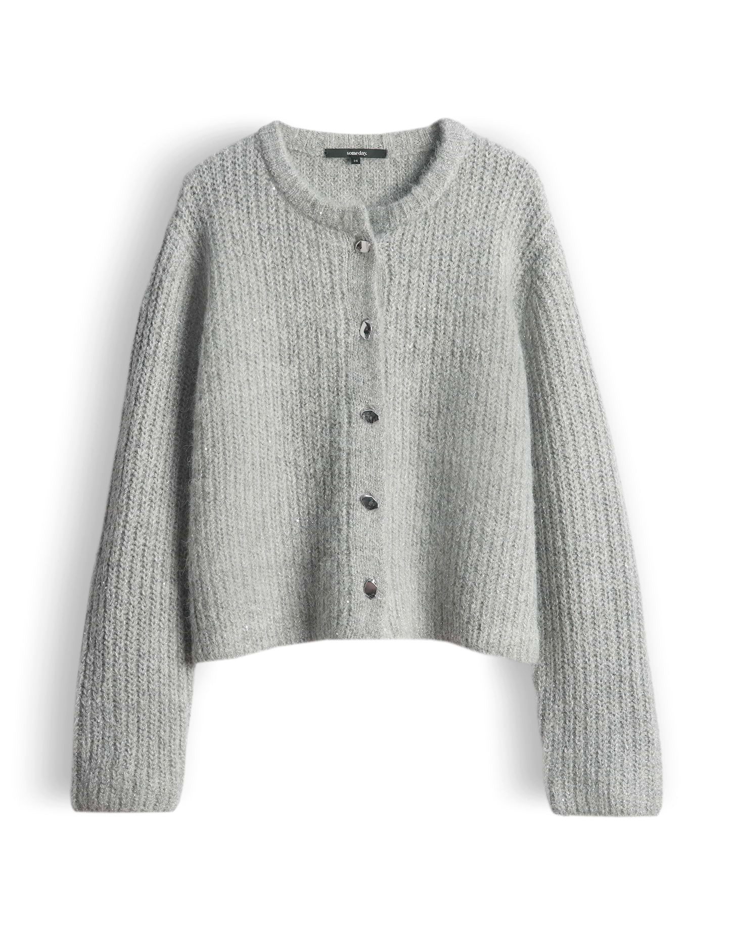 Strickjacke TIAH Loose mit Glanz Effekt