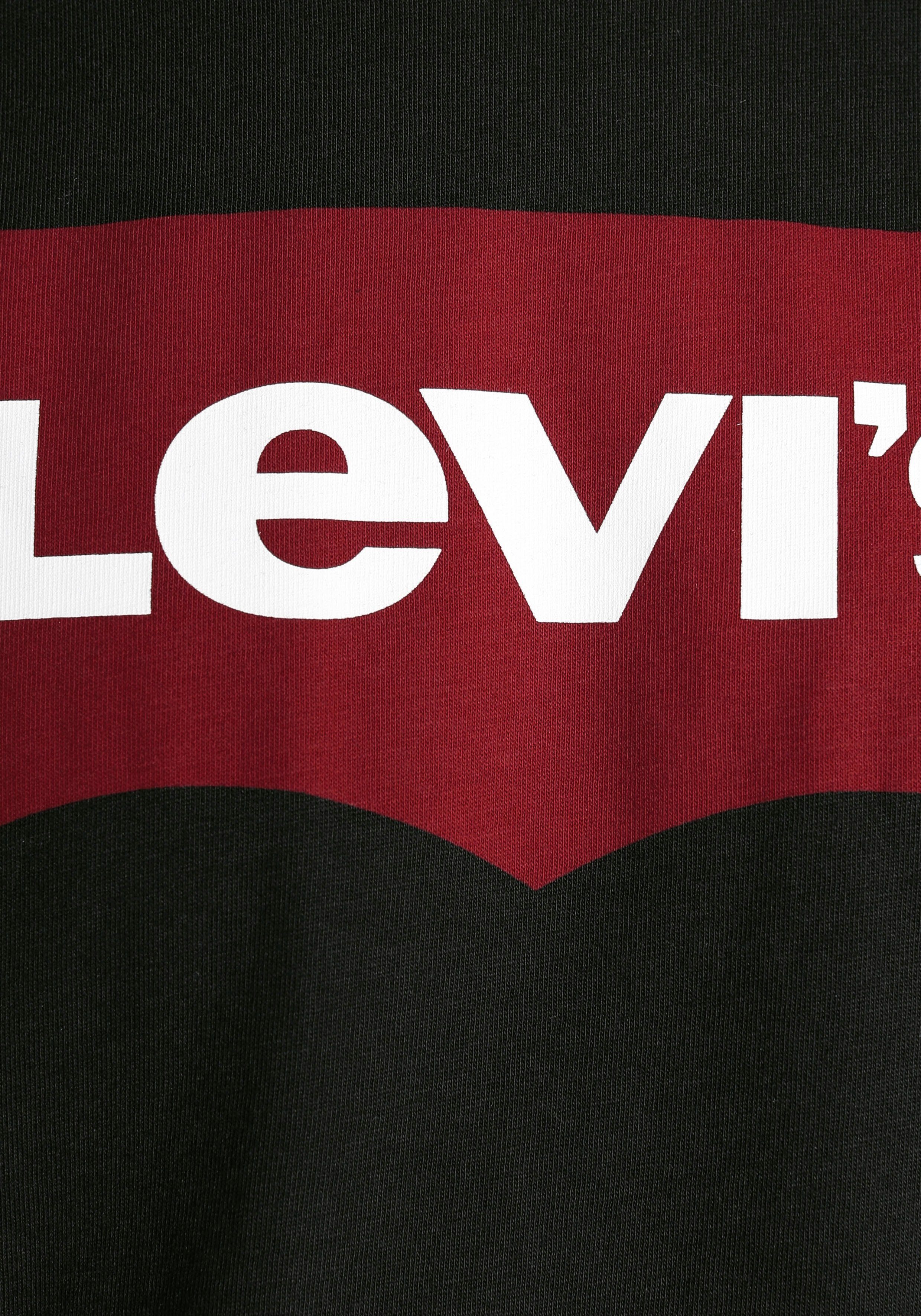 T-Shirt Batwing Levi's® Tee schwarz Logo mit Logo-Front-Print