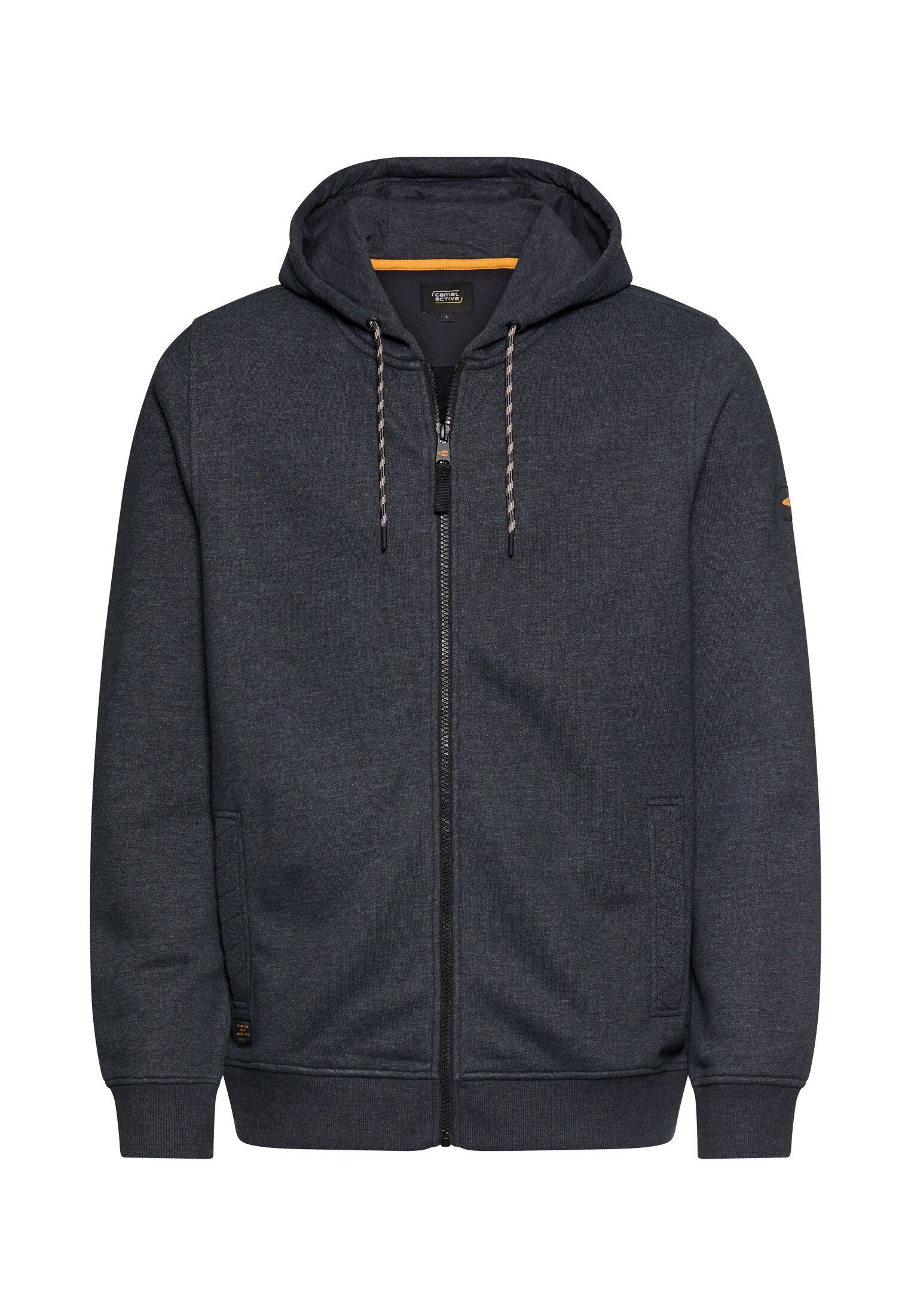 camel active Kapuzensweatshirt Kapuzenjacke mit Reißverschluss