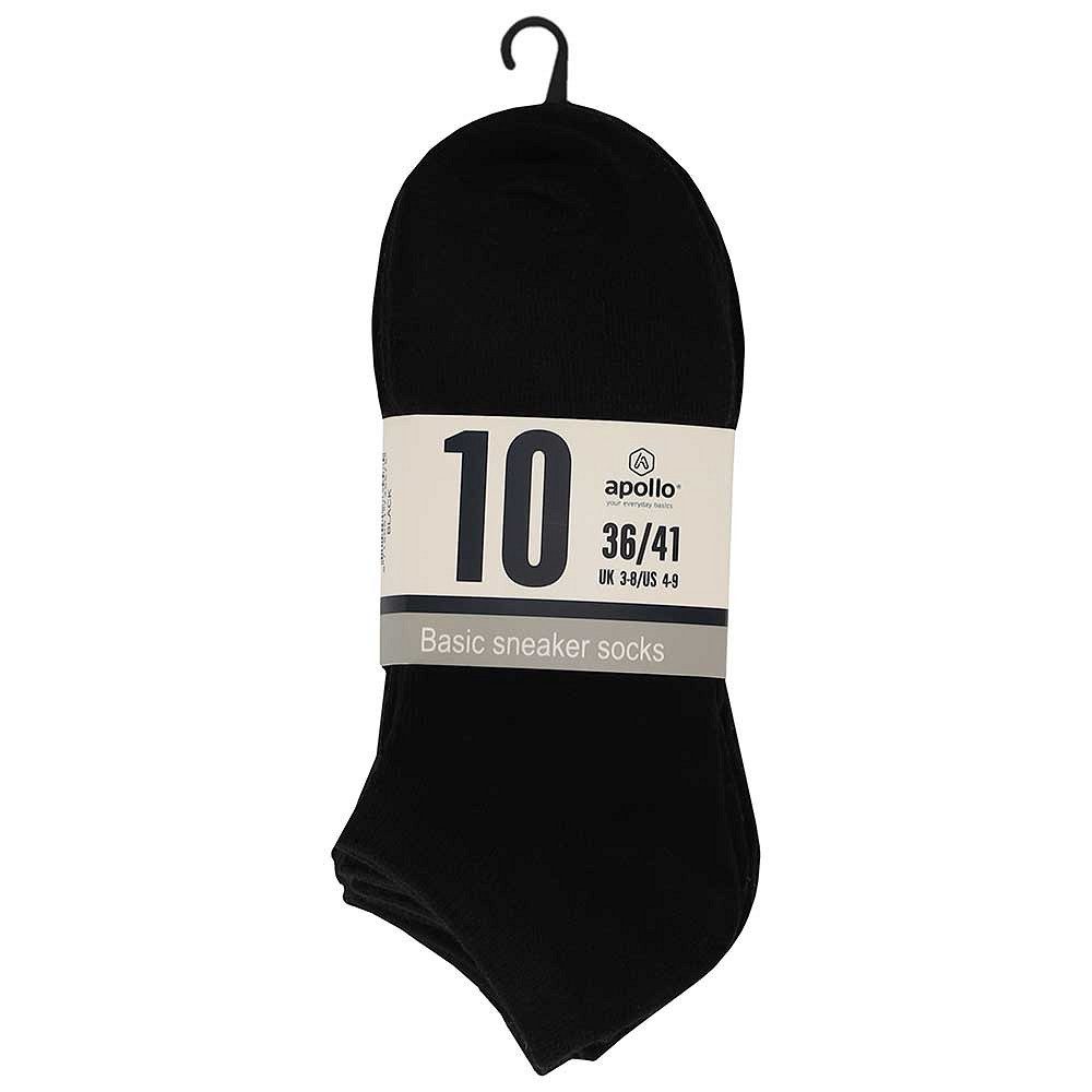 Sneakersocken 10 Paar Sneaker Socks für Sie & Ihn, Basic Sneakersocken für jeden Tag