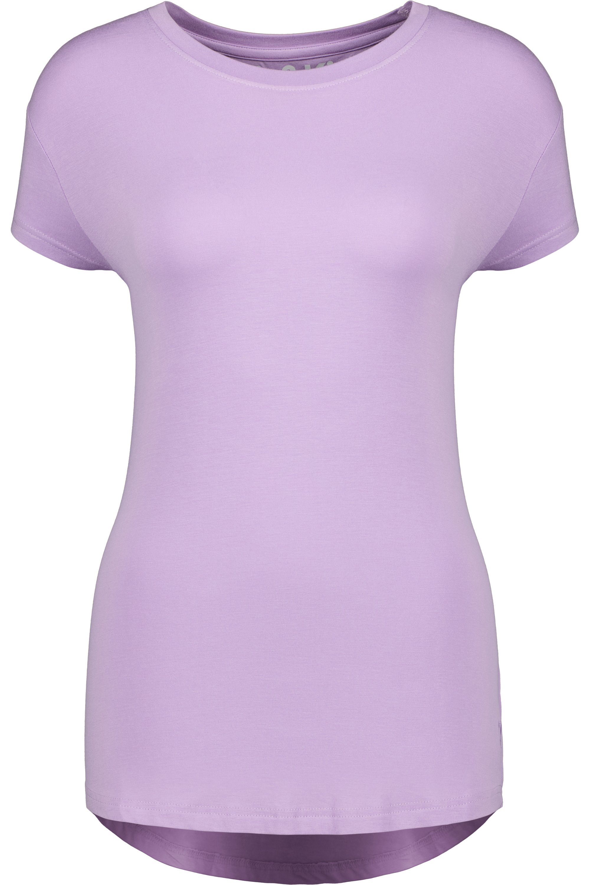 Alife lavender Shirt Damen Kickin & digital Shirt Rundhalsshirt Kurzarmshirt, A MimmyAK
