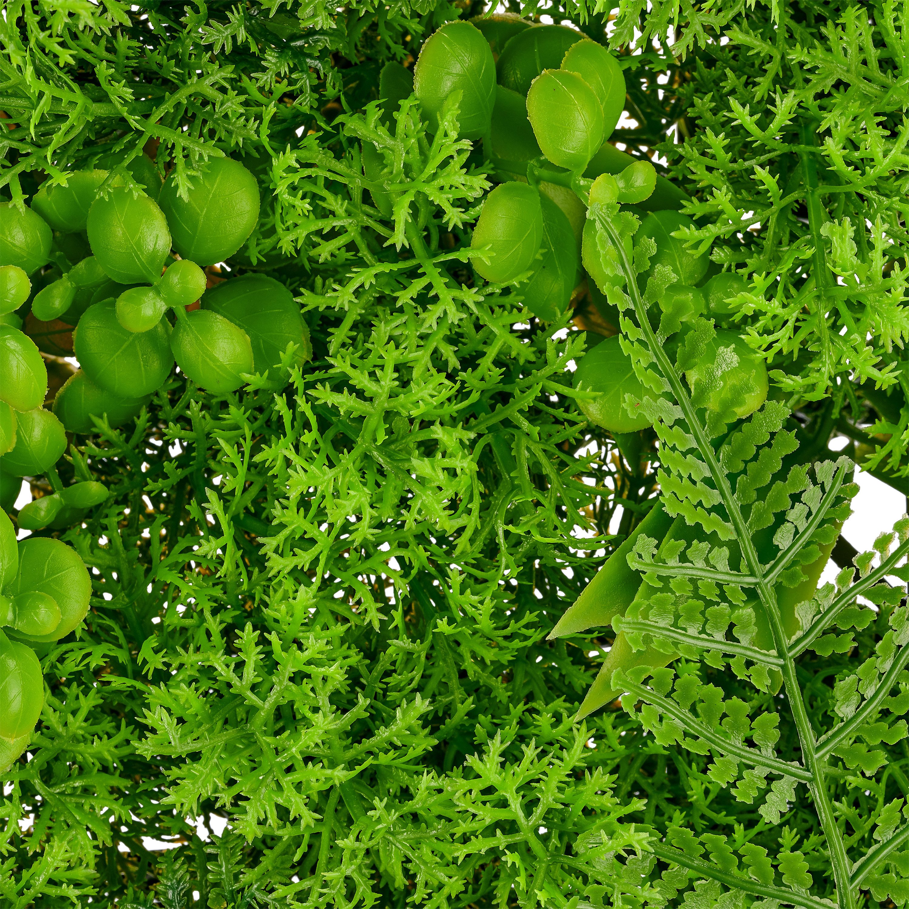 Kunstpflanze Wandmatte Moos-Farn-Mix, Creativ green, Höhe 75 cm, in UV-beständiger Ausführung
