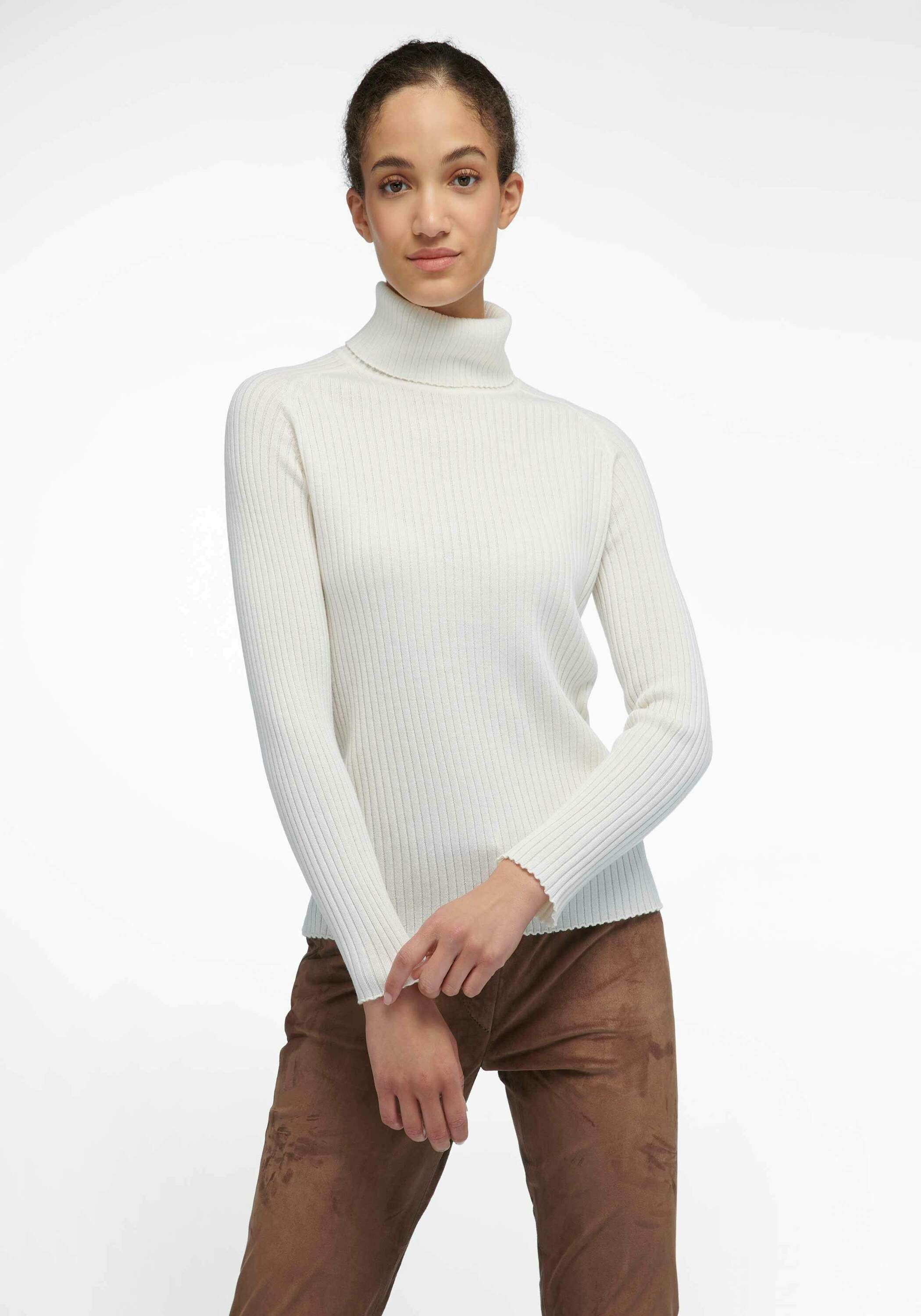 Peter Hahn Strickpullover new wool offwhite