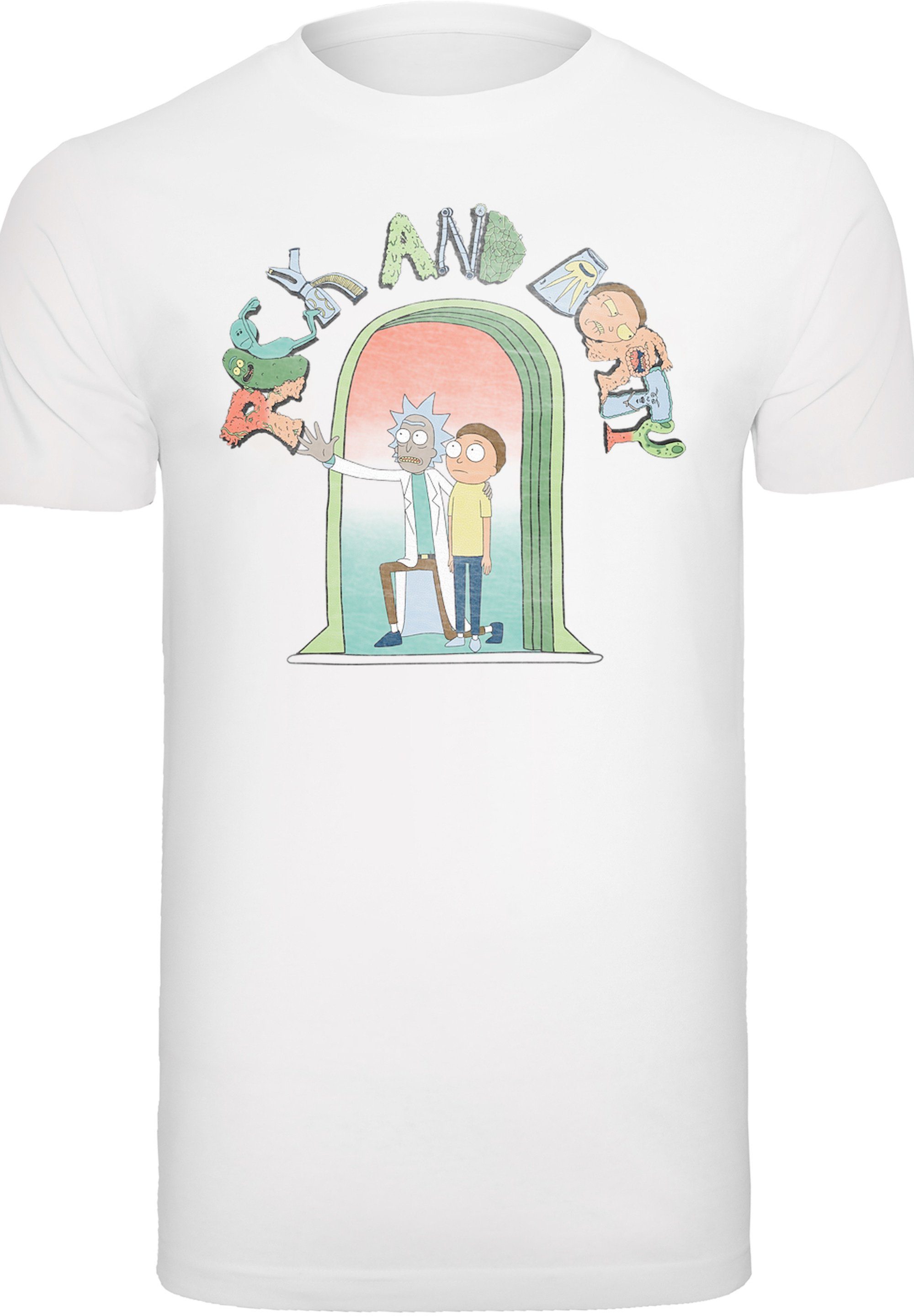 F4NT4STIC T-Shirt T-Shirt RICK MORTY Merch,Regular-Fit,Basic,Bedruckt AND Herren,Premium