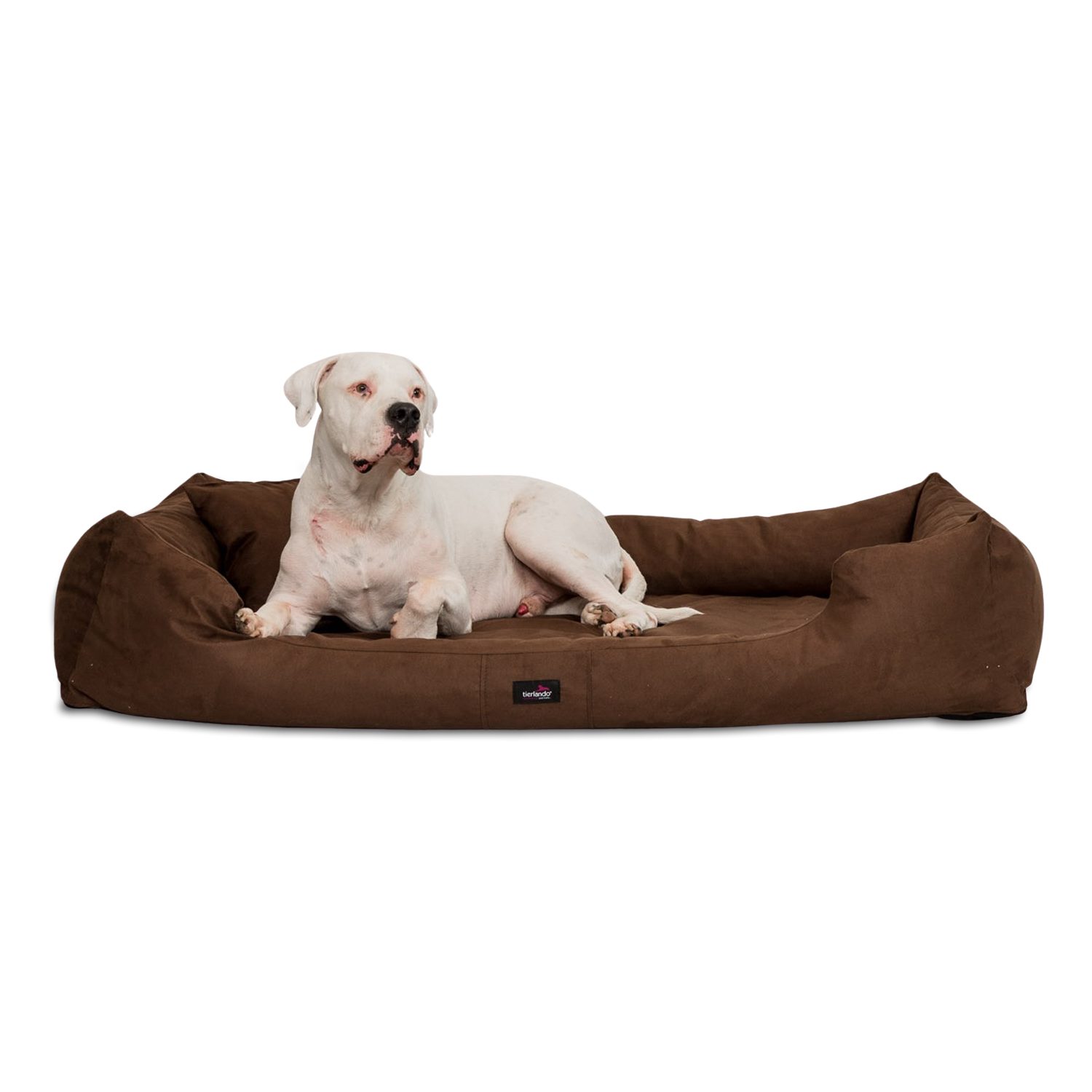 Tierbett Orthopädisches Hundebett PLUTO SOFT, Visco, Samtweiches Velours